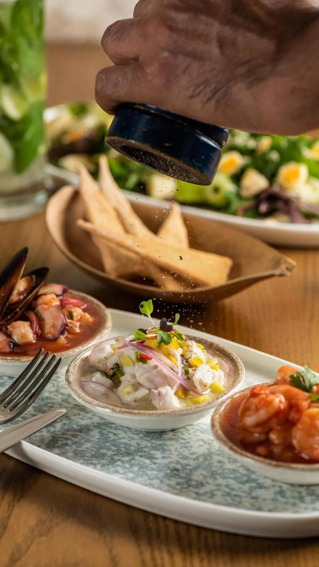 Restaurant/places to eat in Hotel Cartagena Plaza