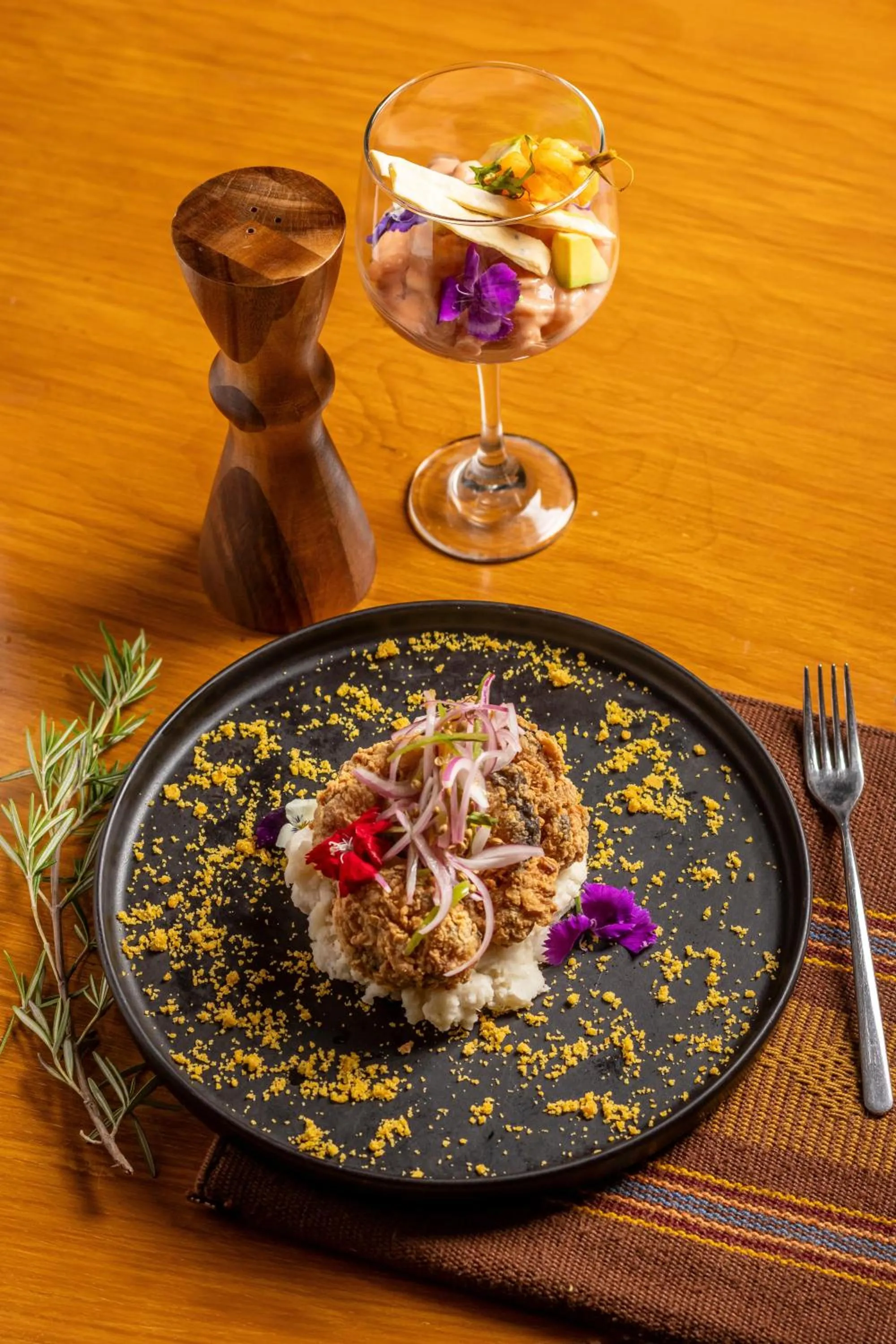 Restaurant/places to eat in Hotel Cartagena Plaza