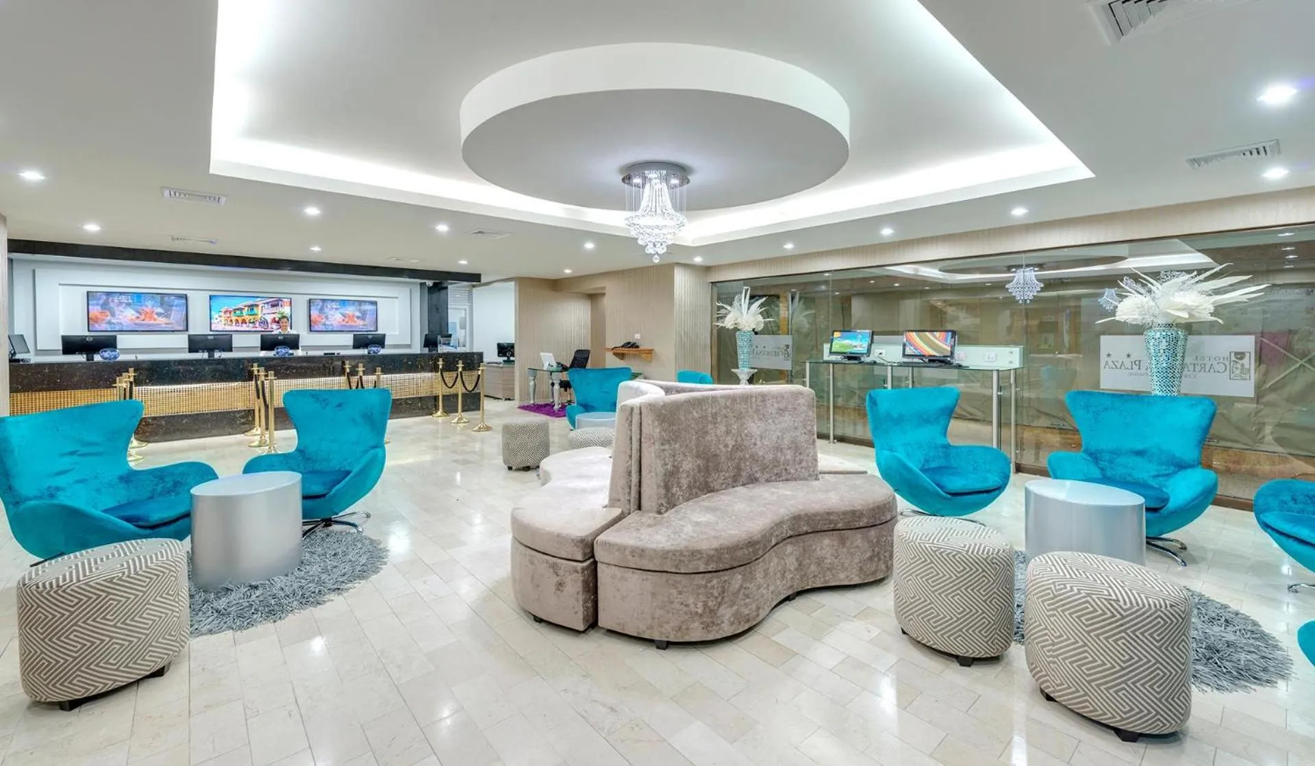 Lobby or reception in Hotel Cartagena Plaza
