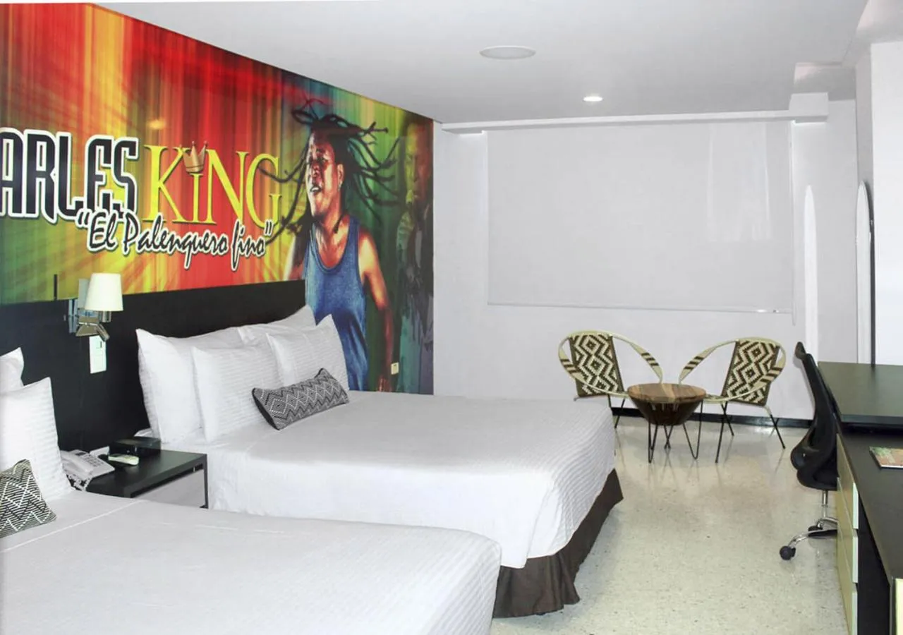 Photo of the whole room, Bed in Hotel Cartagena Plaza