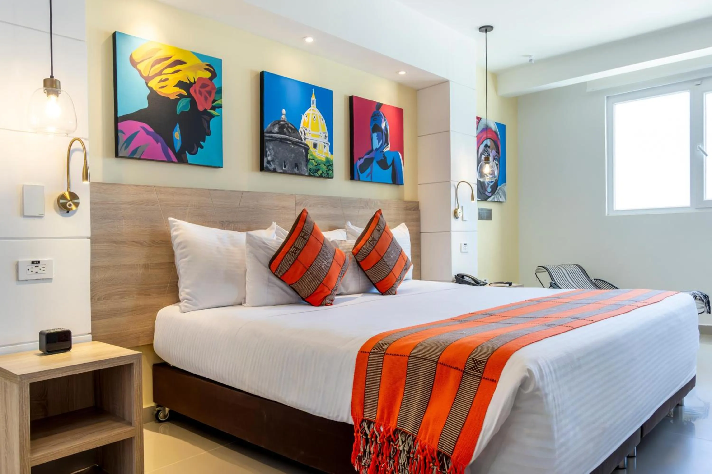 Photo of the whole room, Bed in Hotel Cartagena Plaza