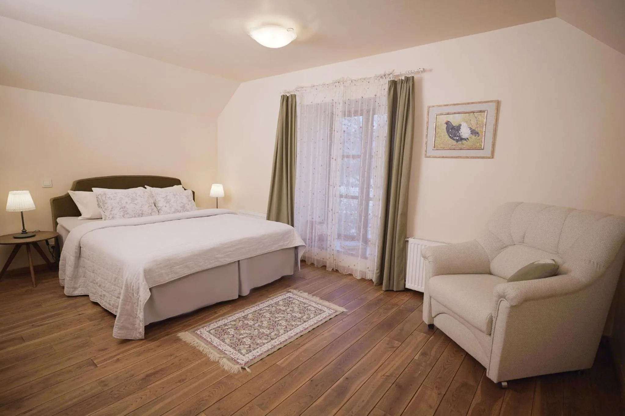 Bedroom, Bed in Karlamuiza Country Hotel