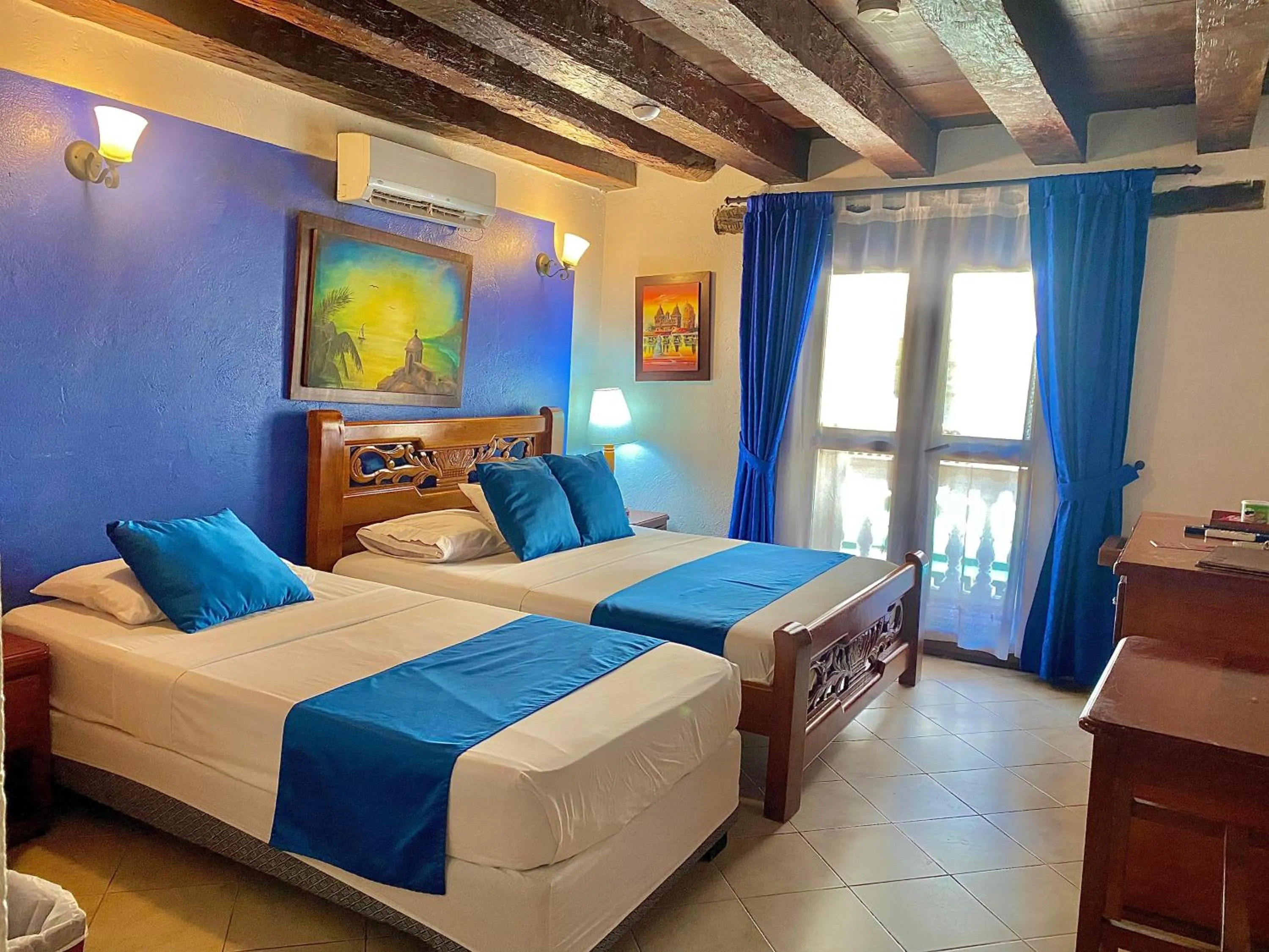 Bed in Hotel Don Pedro De Heredia