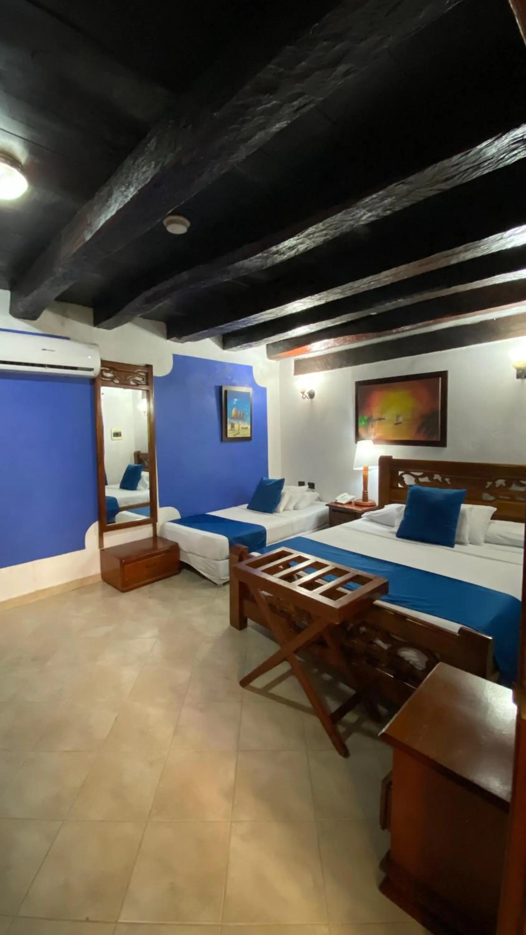 Bed in Hotel Don Pedro De Heredia