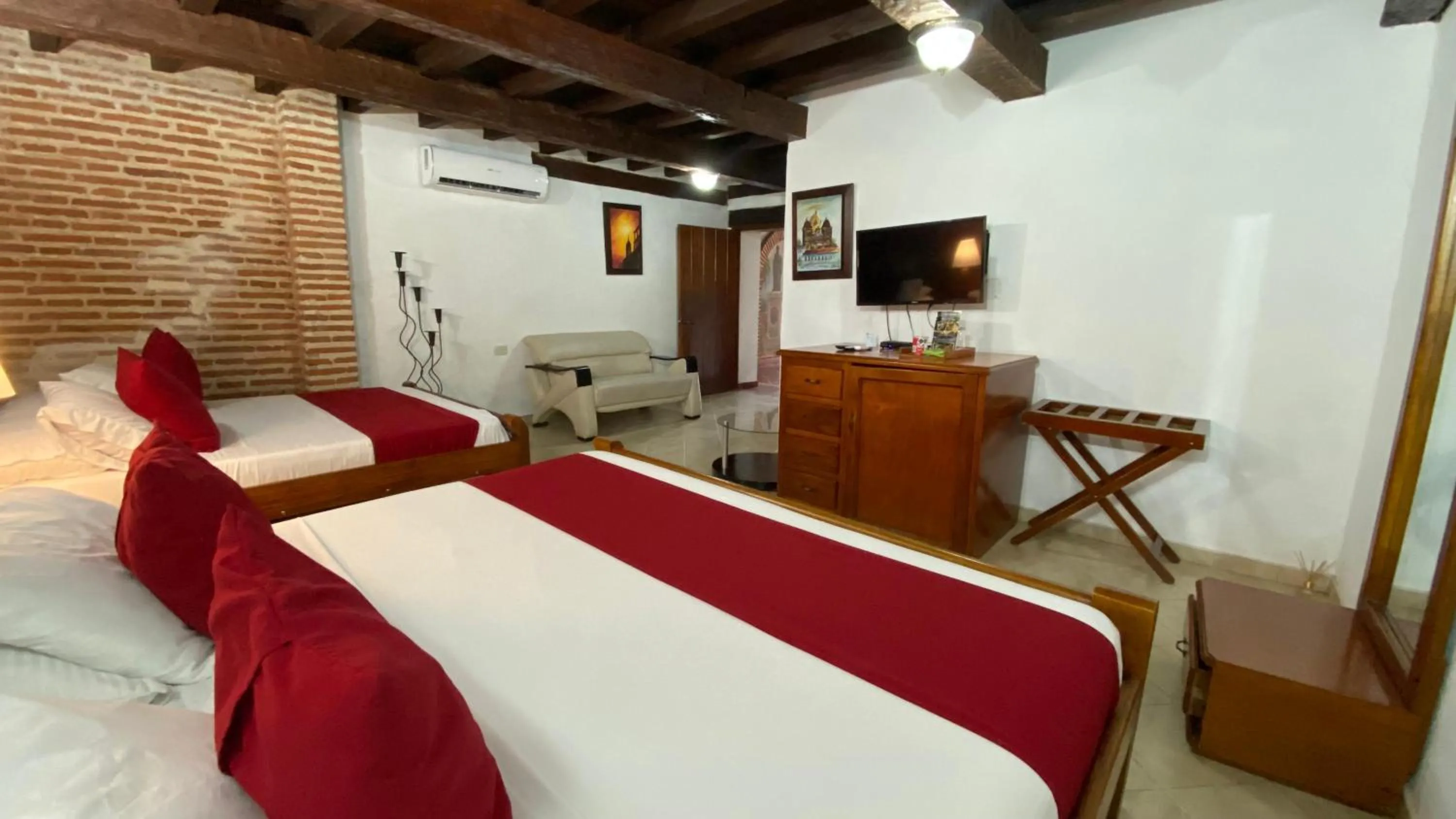 Bed in Hotel Don Pedro De Heredia