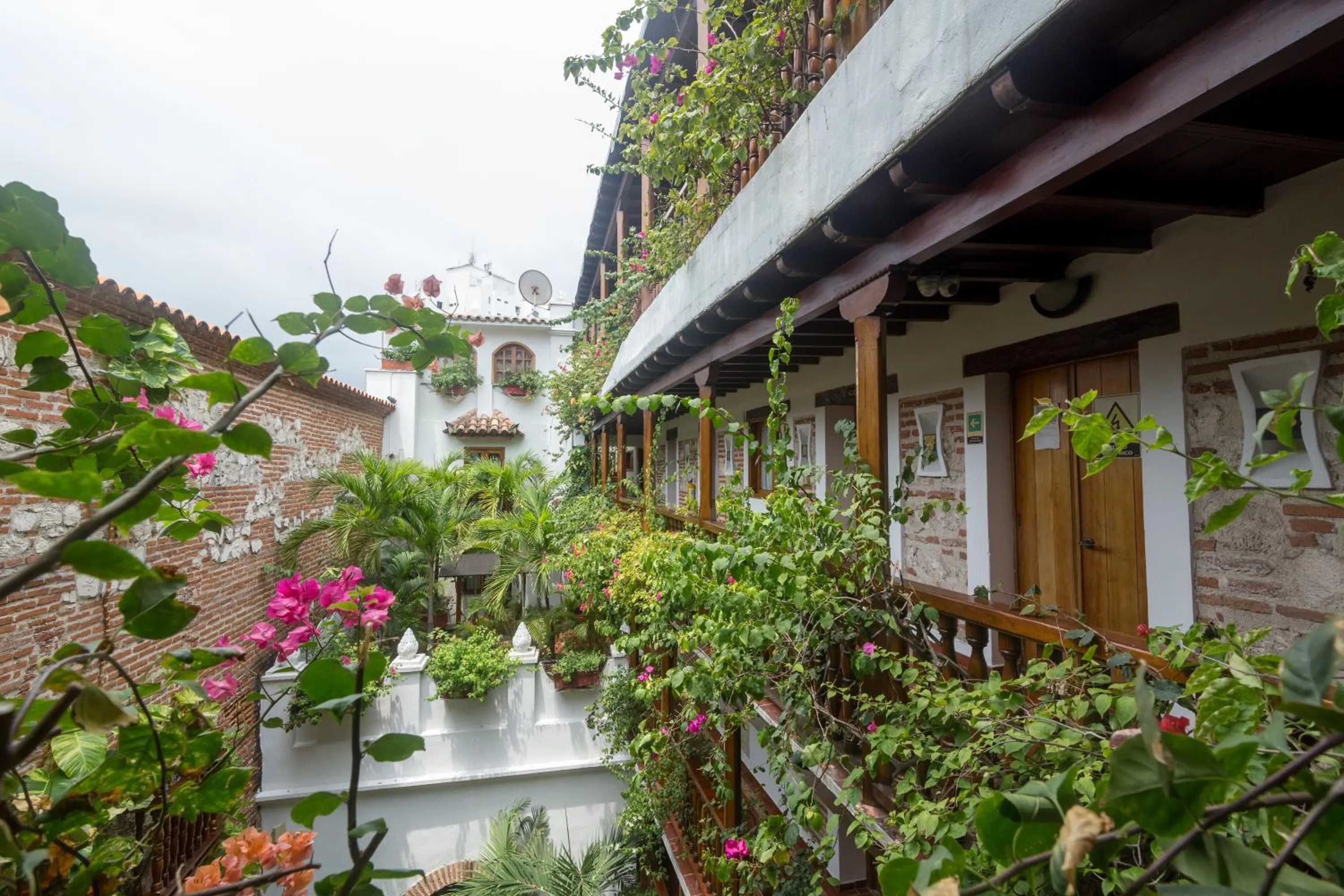 Patio in Hotel Don Pedro De Heredia