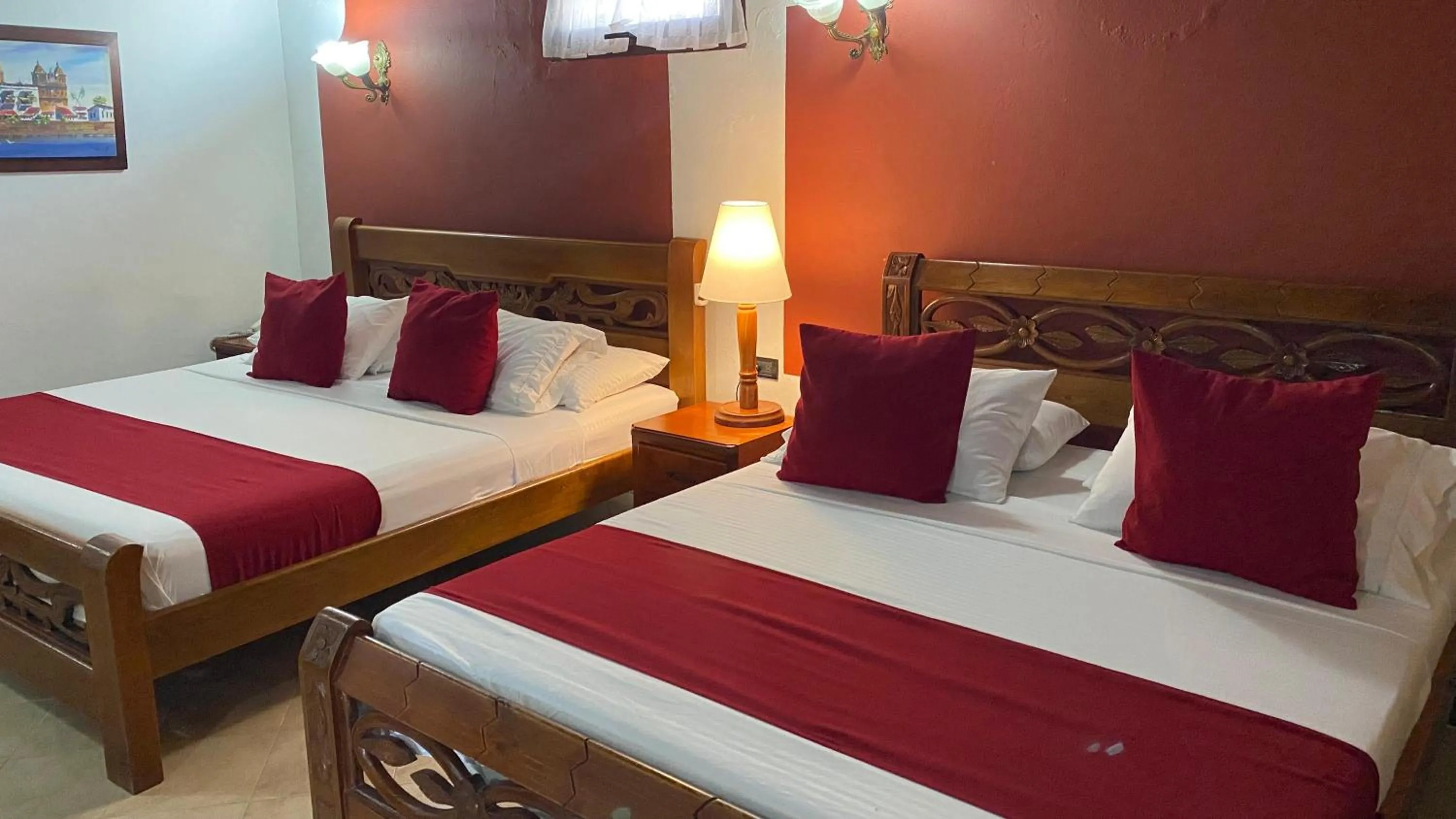 Bed in Hotel Don Pedro De Heredia