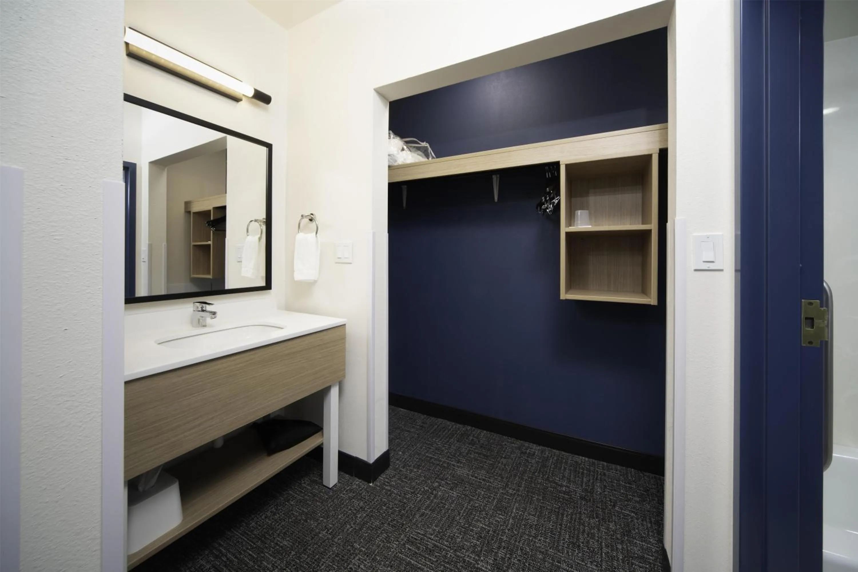 Bathroom in Spark by Hilton Amarillo East
