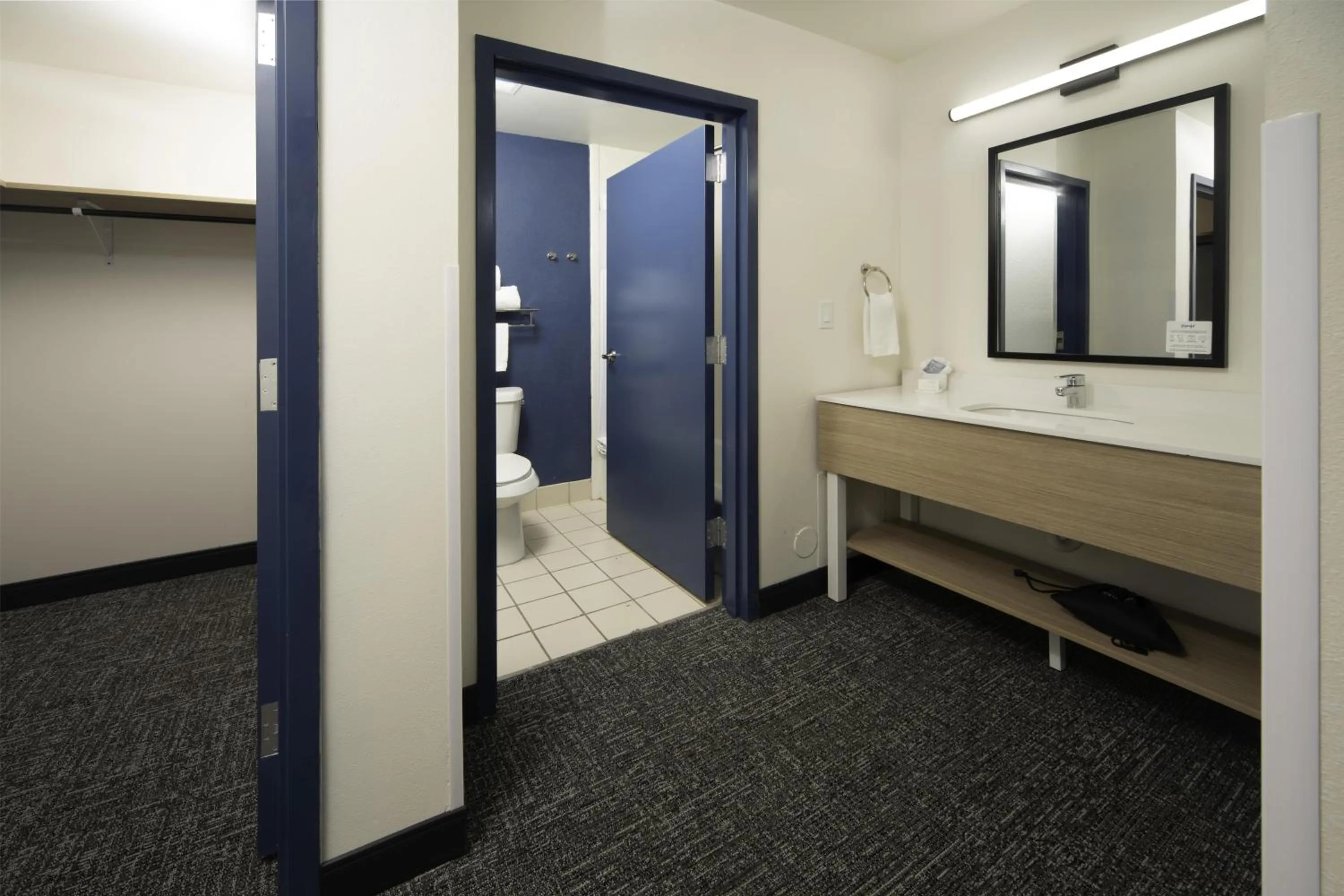 Bathroom in Spark by Hilton Amarillo East