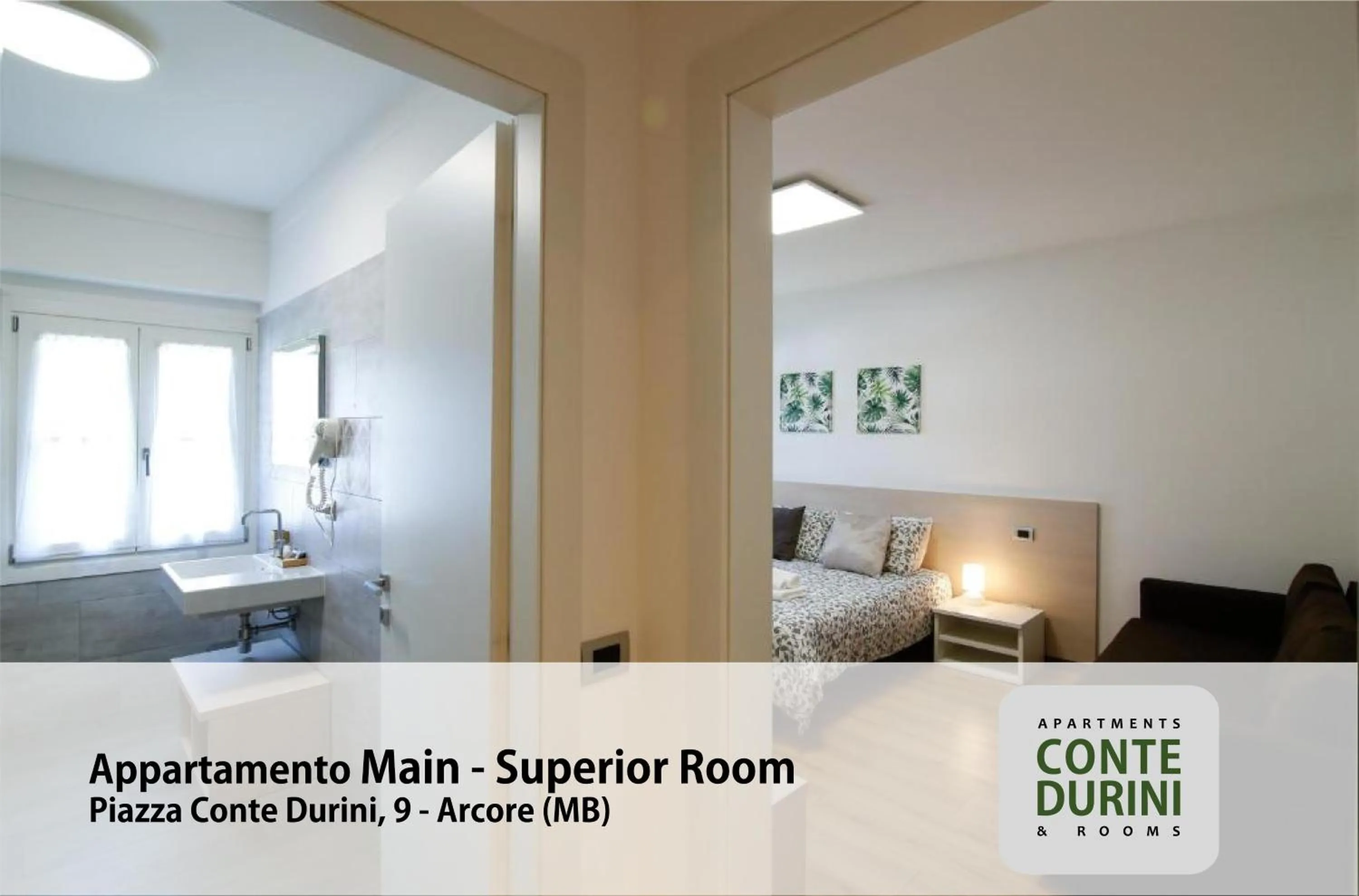 Bathroom, Bed in Conte Durini Apartments & Rooms