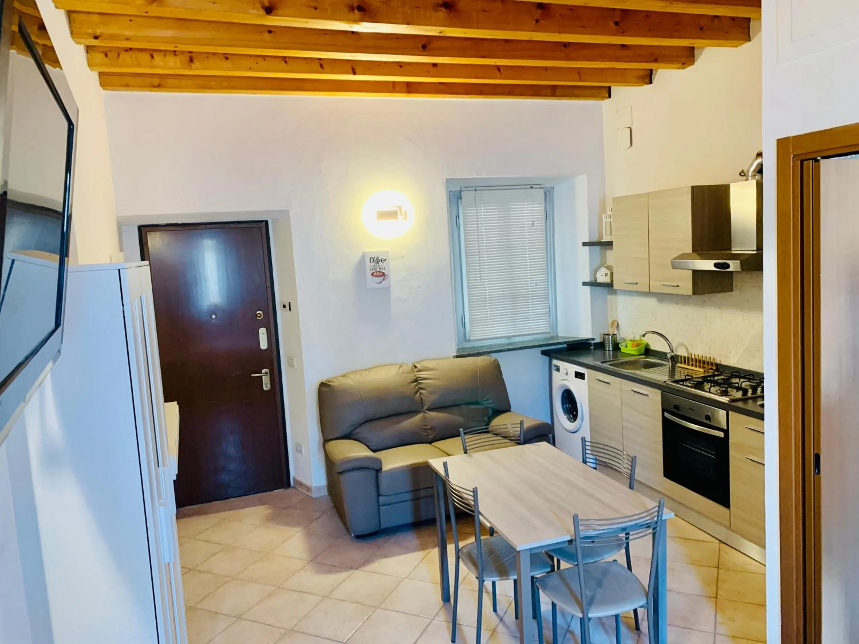 Kitchen or kitchenette in Conte Durini Apartments & Rooms