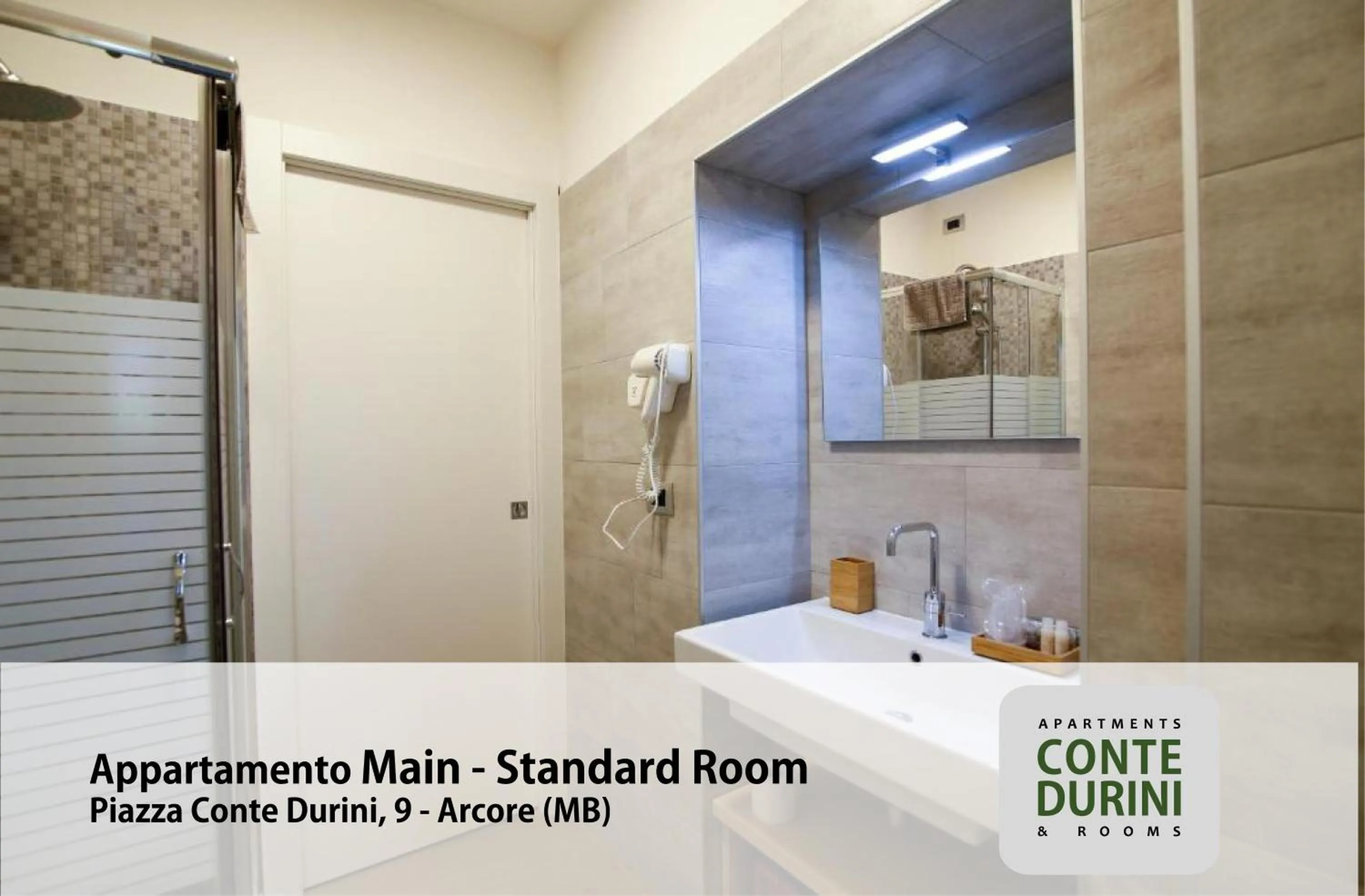 Bathroom in Conte Durini Apartments & Rooms