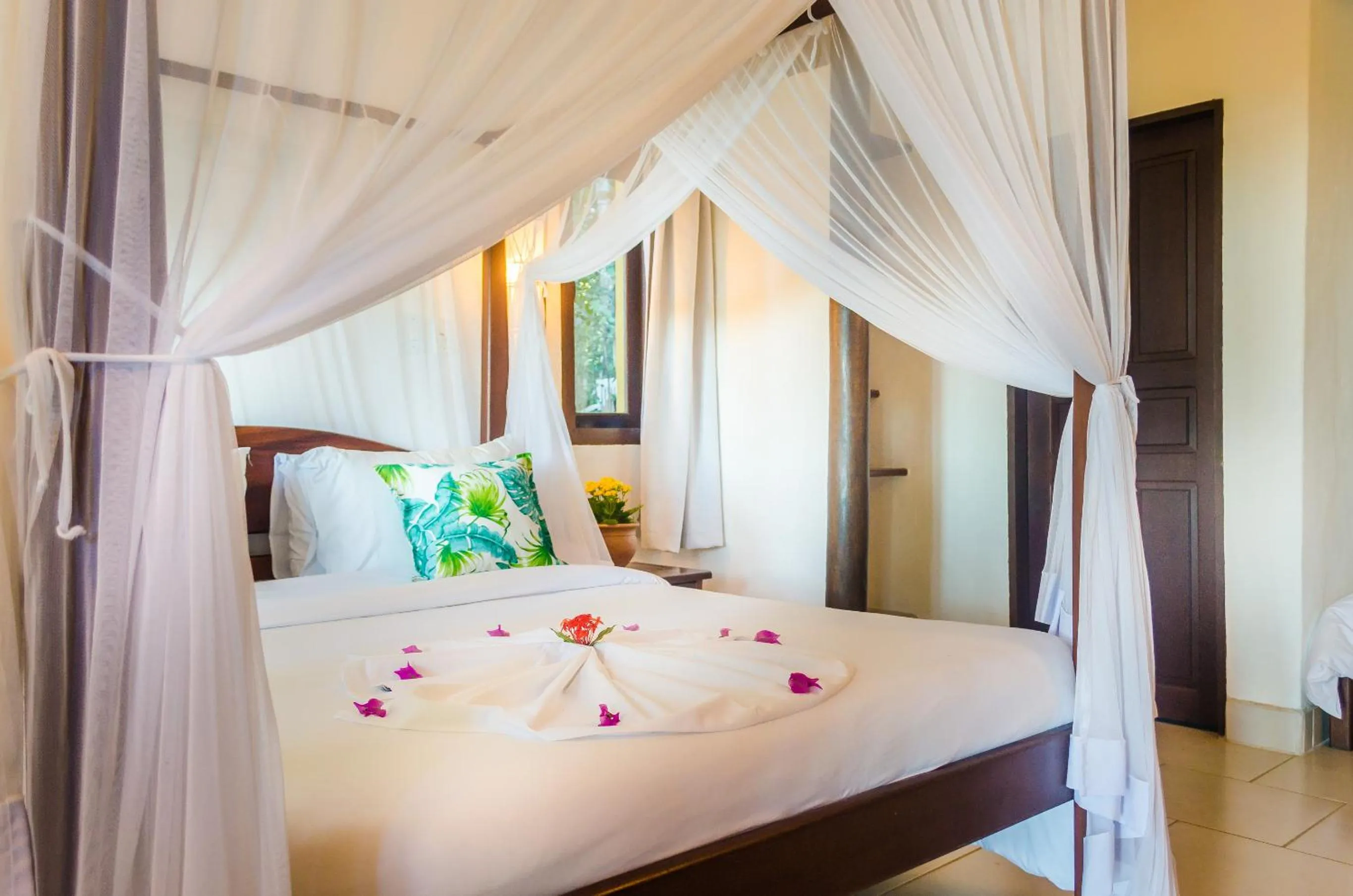 Bed in Pousada Mundo Verde