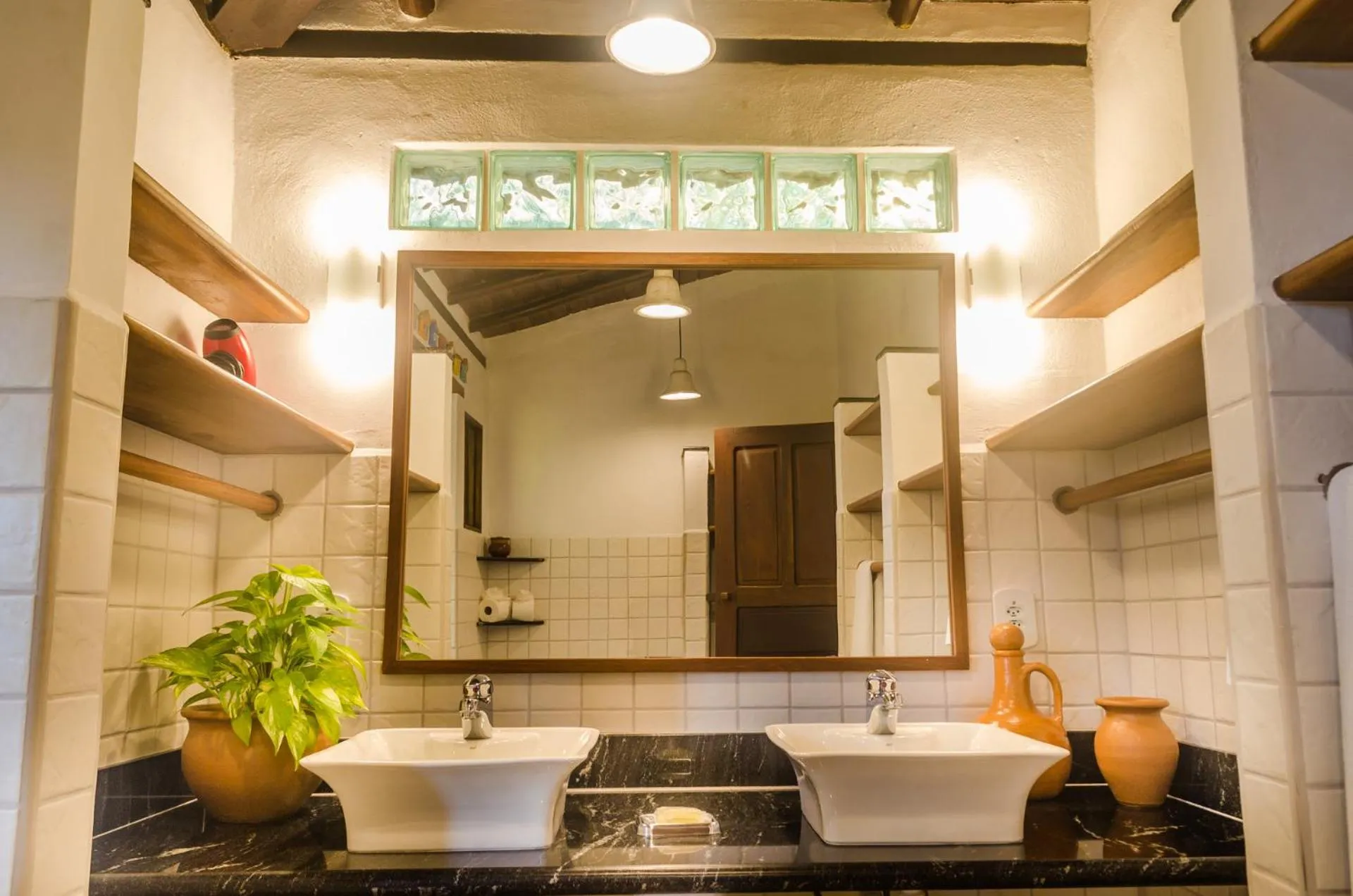 Bathroom in Pousada Mundo Verde