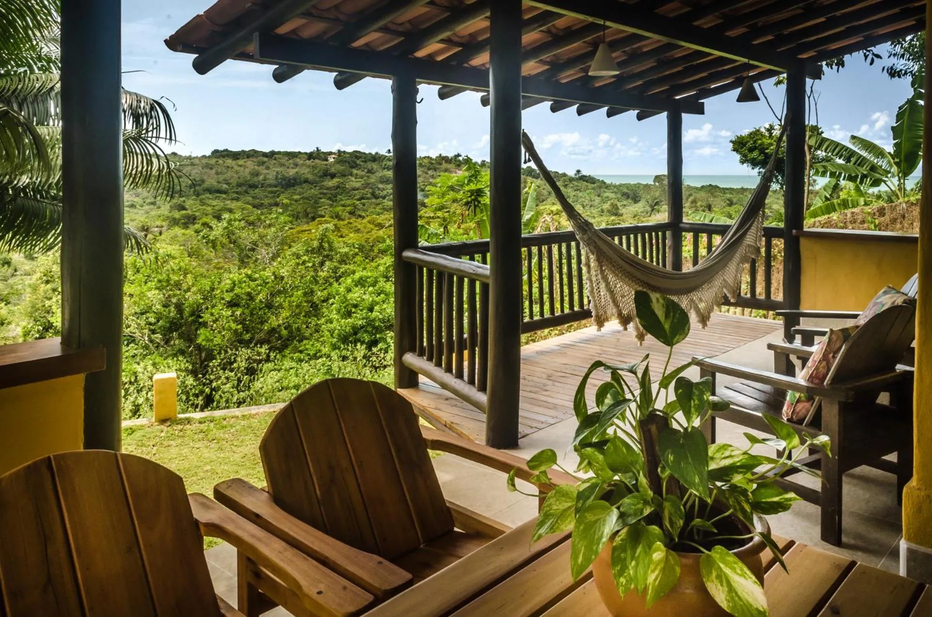 Patio in Pousada Mundo Verde