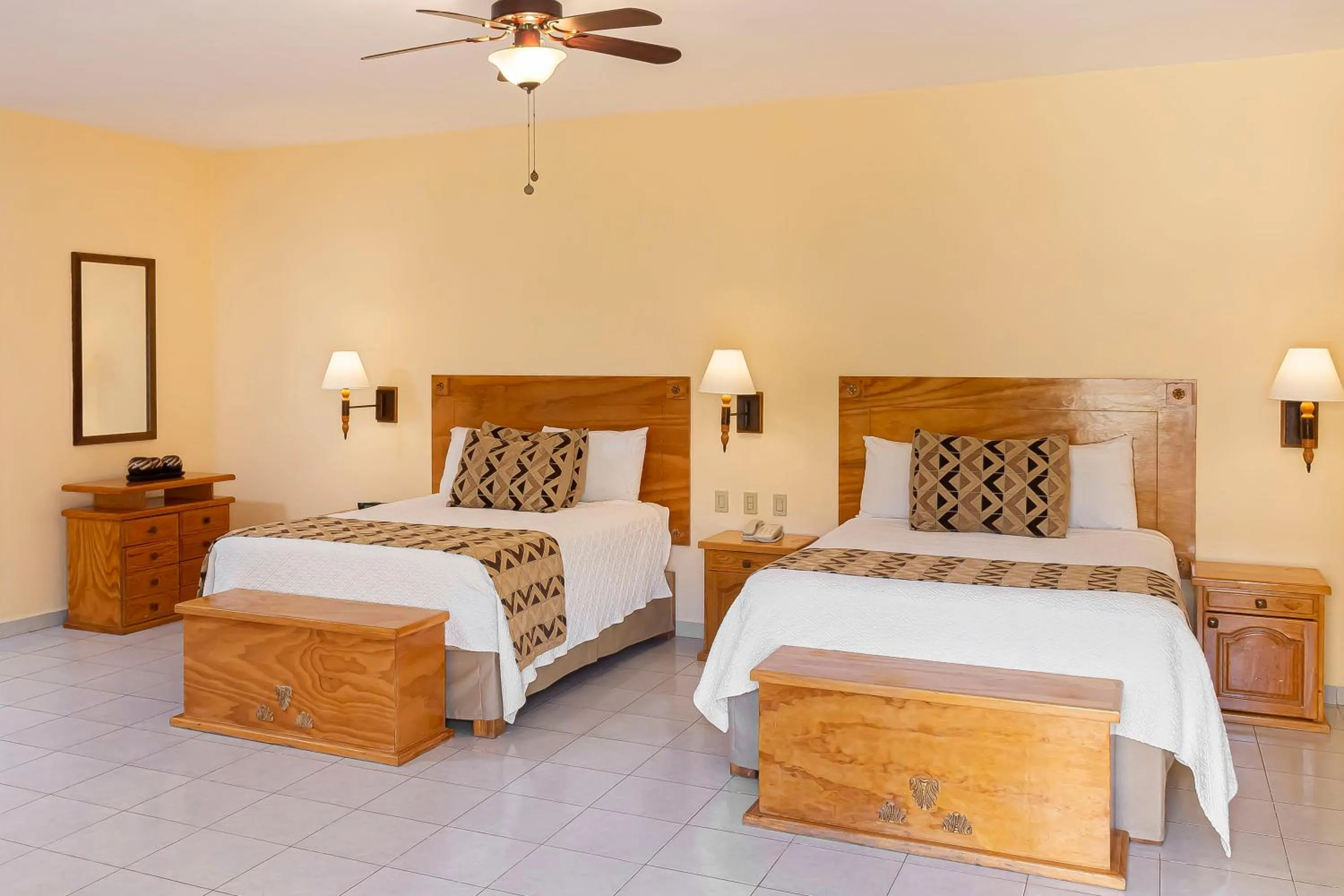 Bedroom, Bed in Hotel Santa Fe Loreto by Villa Group