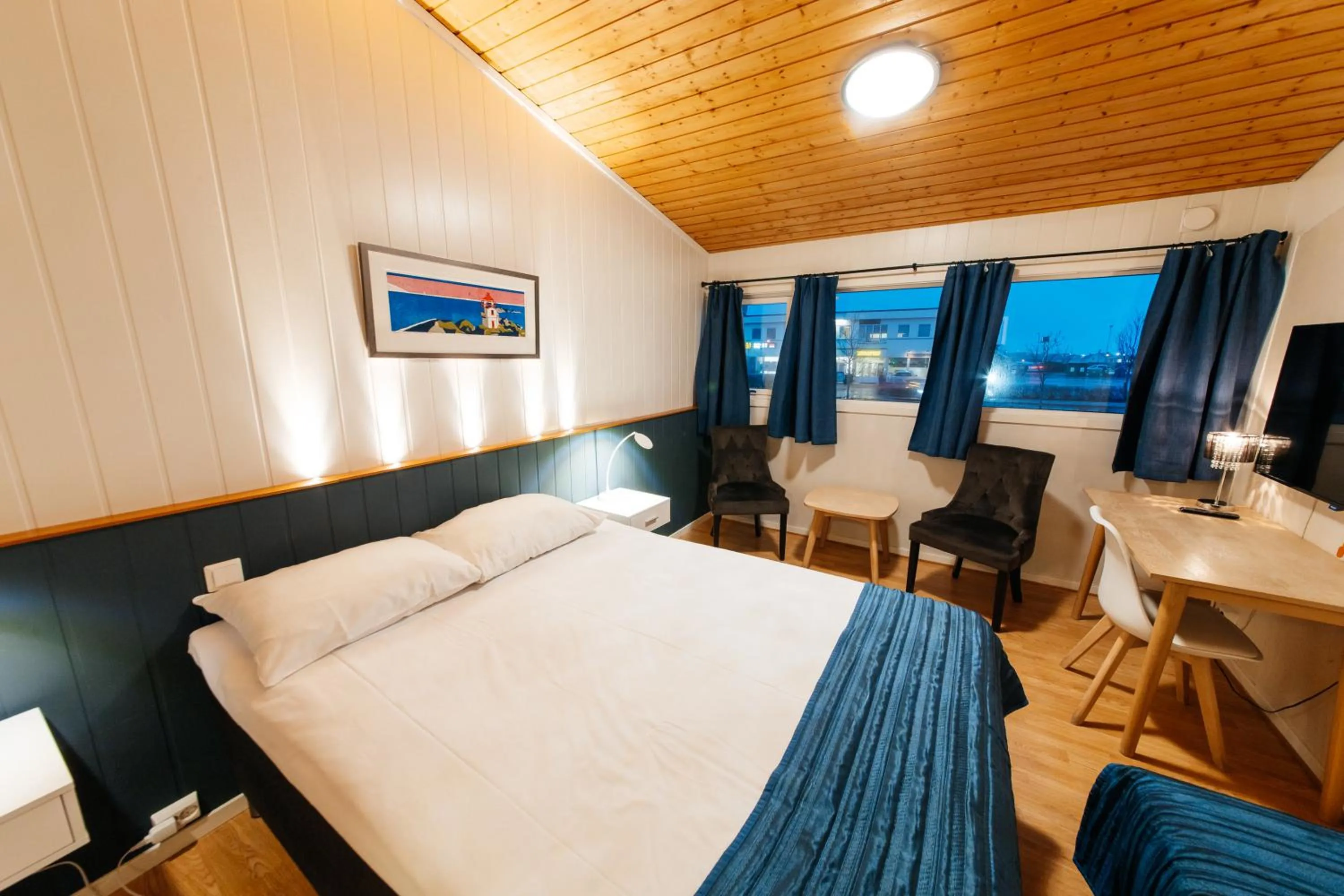 Bed in Myre Kysthotell