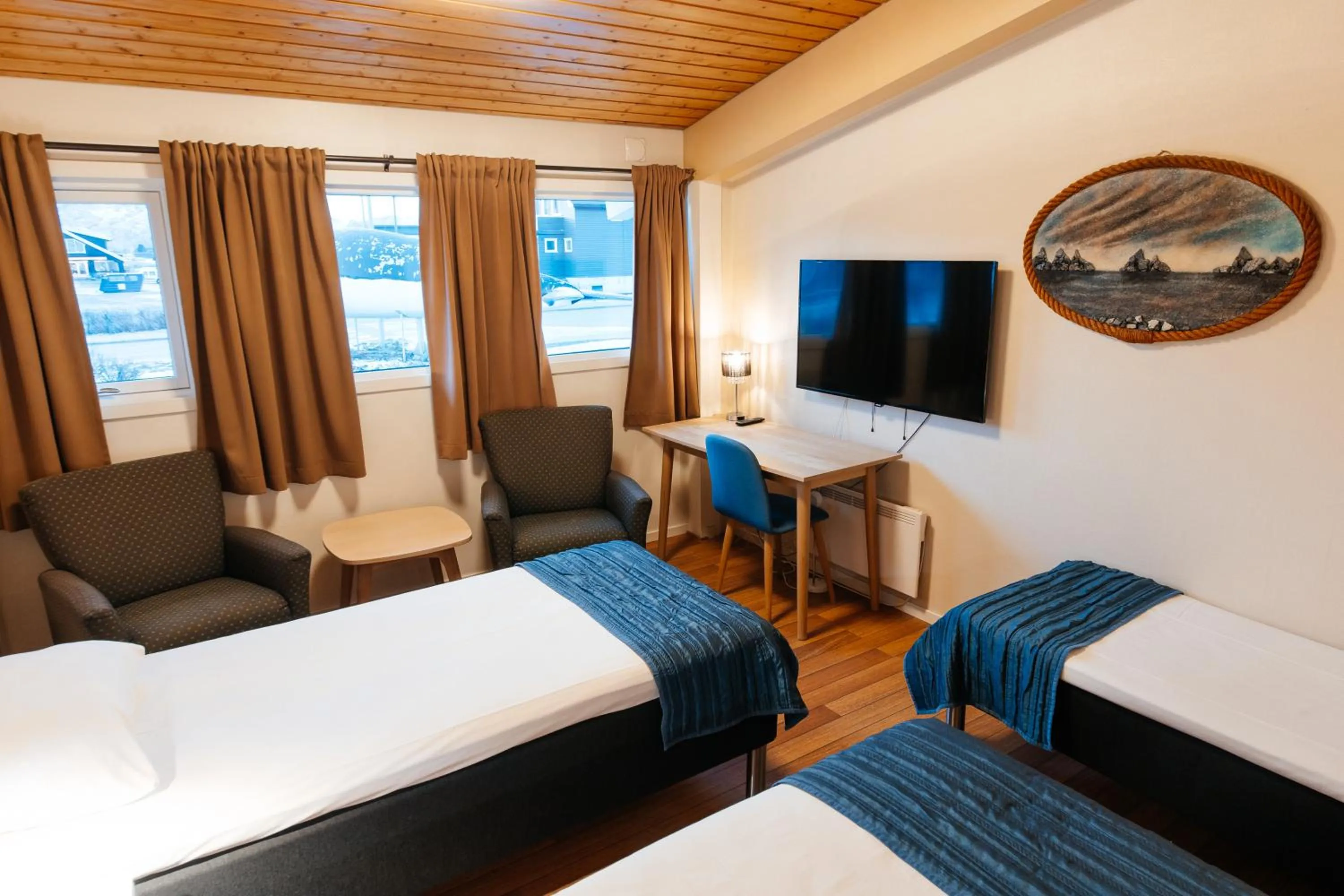 Bed in Myre Kysthotell