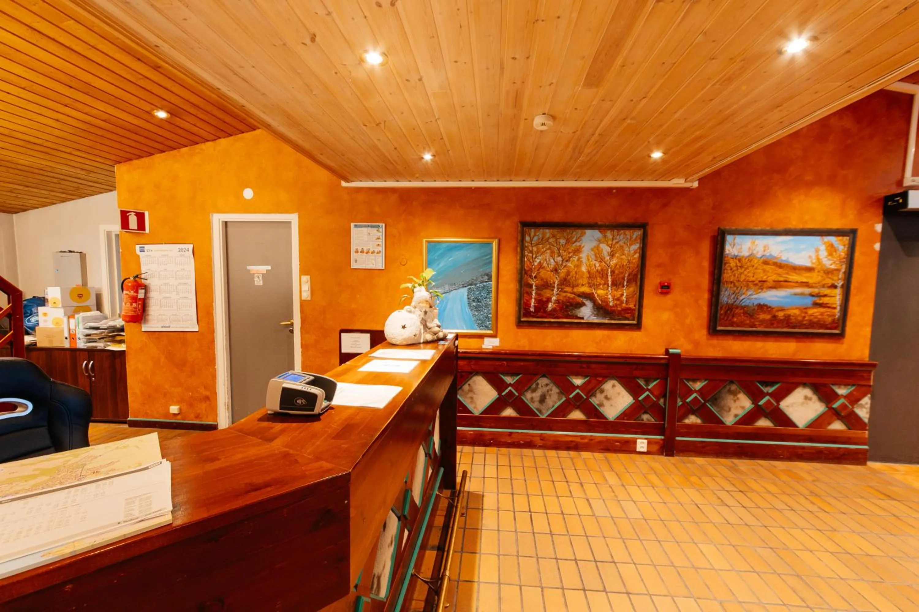 Lobby or reception in Myre Kysthotell