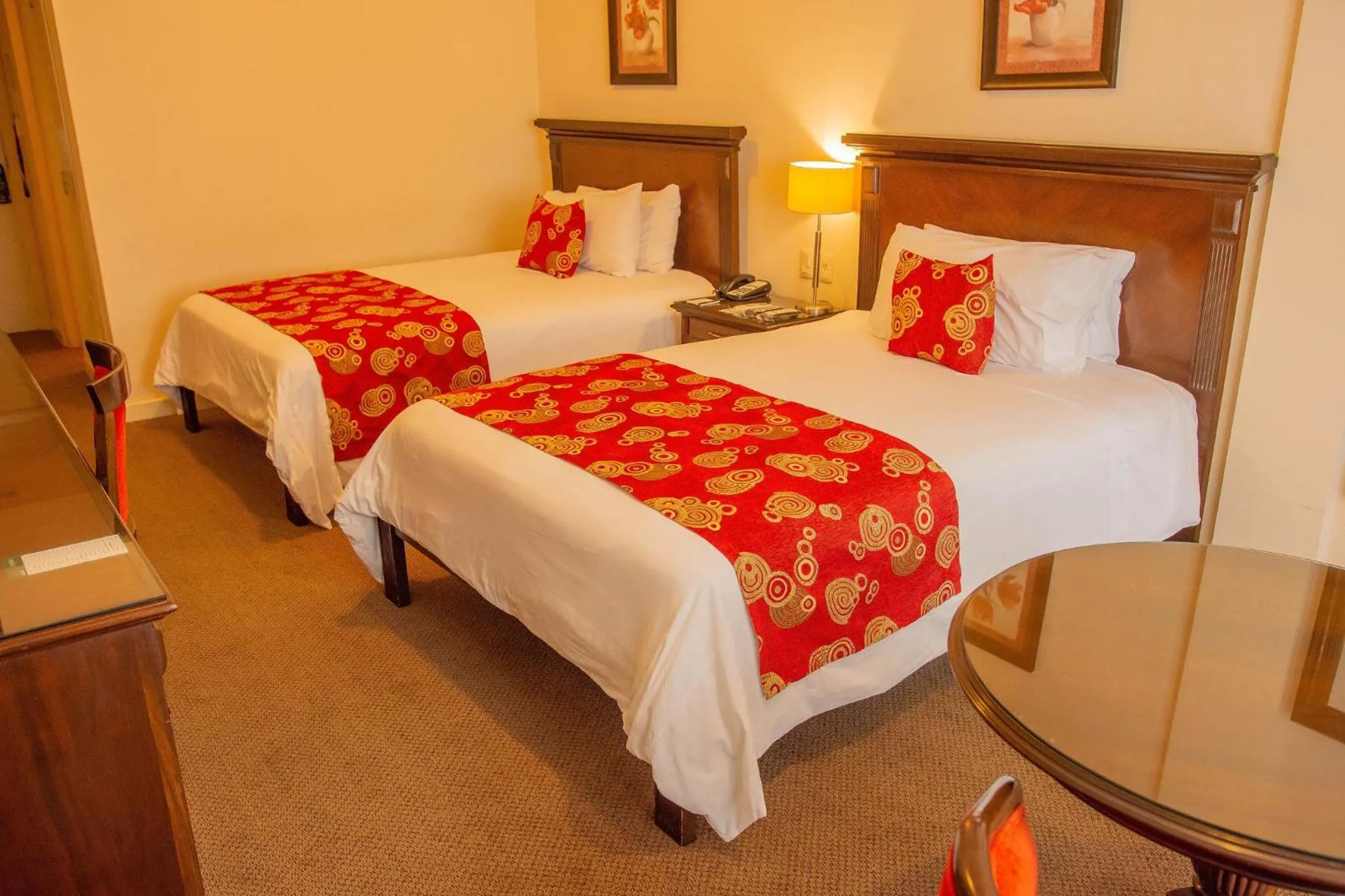 Bed in Hotel Casino Acaray