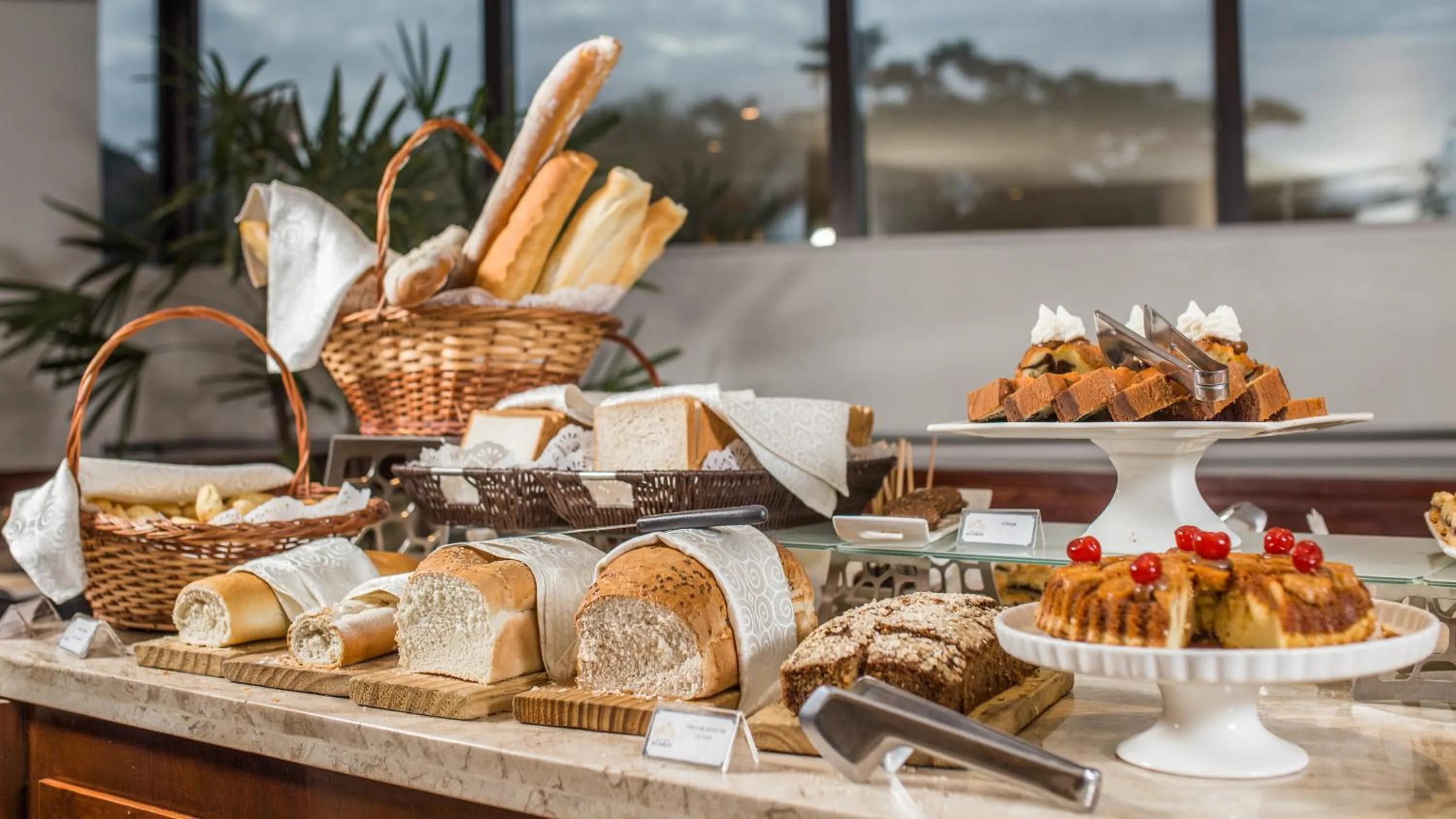 Buffet breakfast in Hotel Casino Acaray