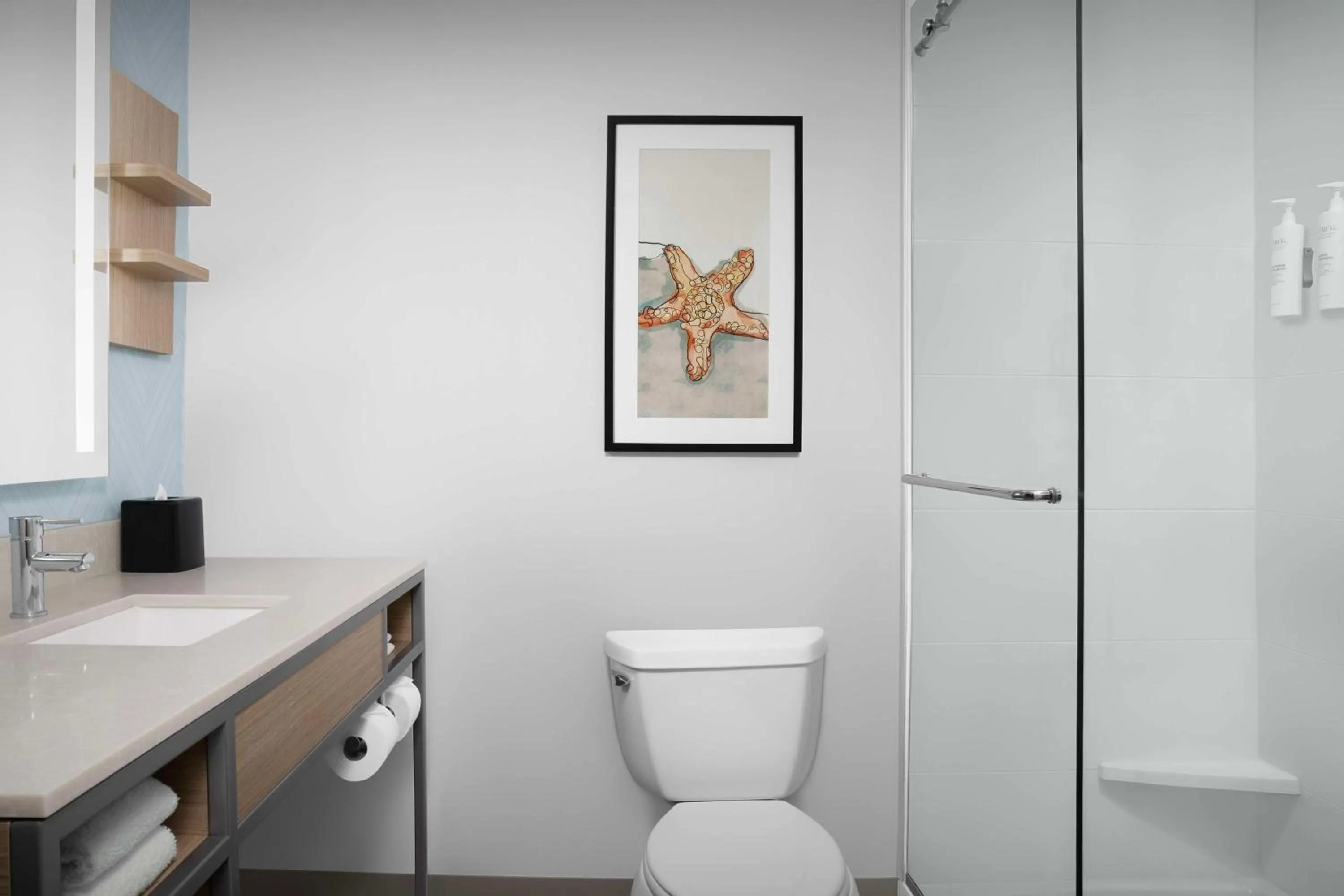 Shower in Hilton Garden Inn Jacksonville Downtown Southbank