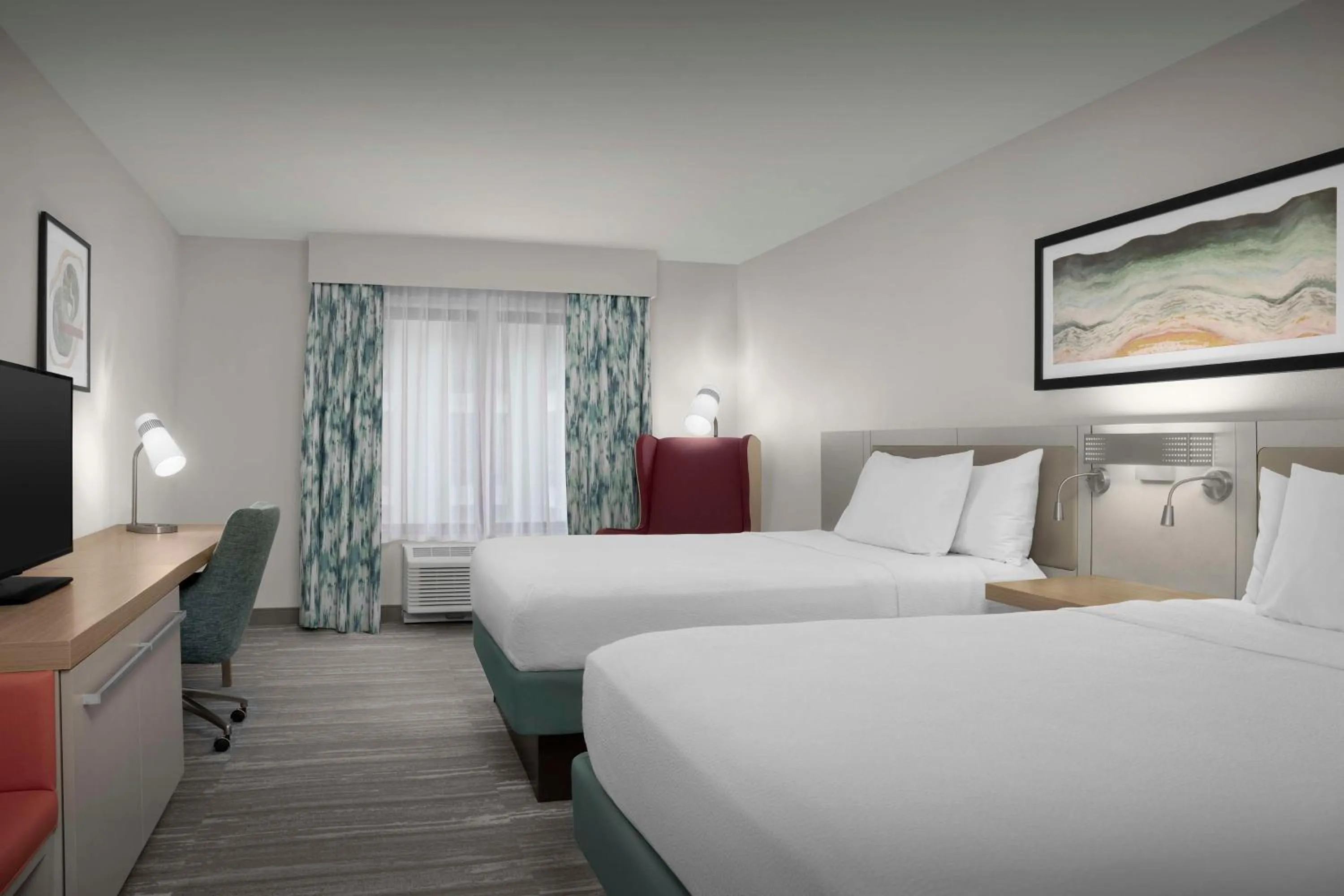 Bed in Hilton Garden Inn Jacksonville Downtown Southbank