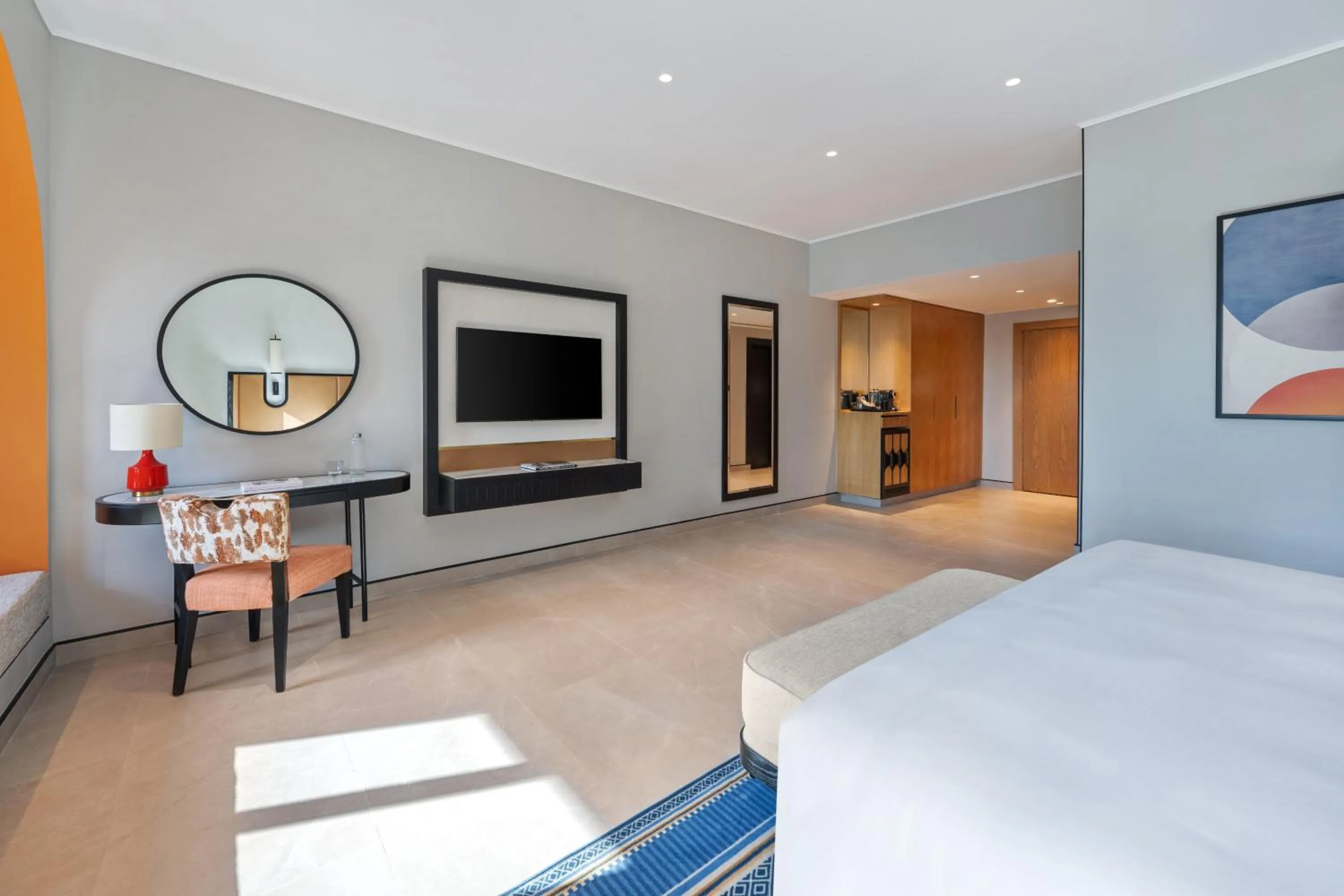 Bedroom, Bed in Oaks Ibn Battuta Gate Dubai