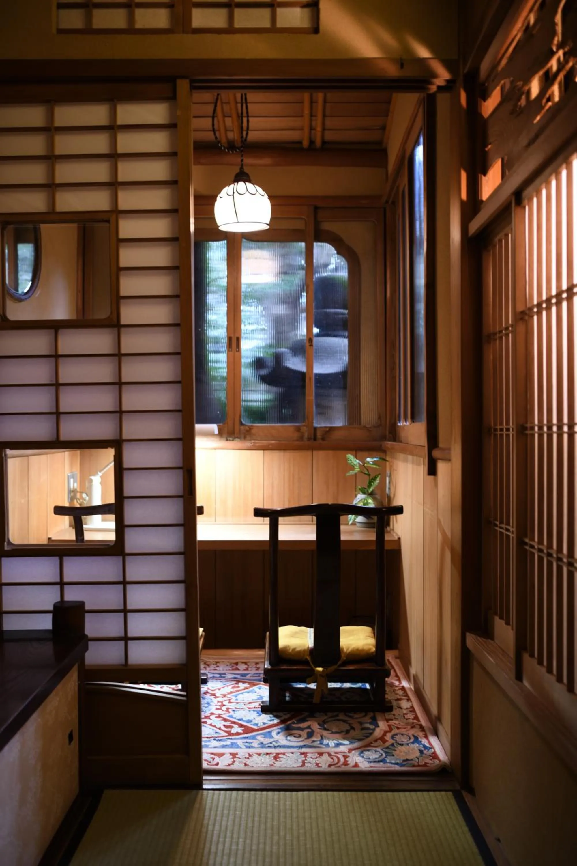 Decorative detail in Seikoro Ryokan - Established in 1831