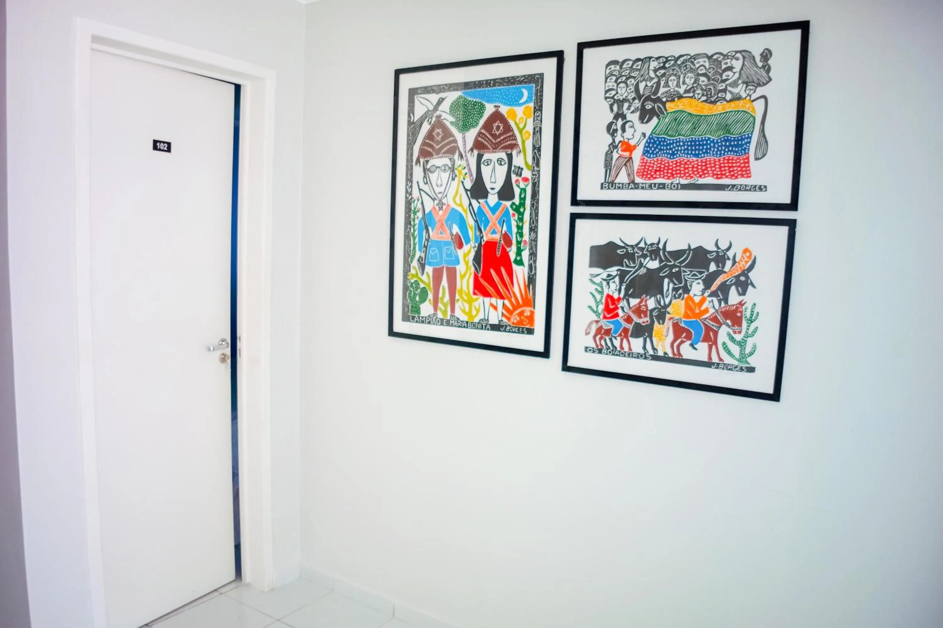 Decorative detail in Pousada Boi Bumba Tambau