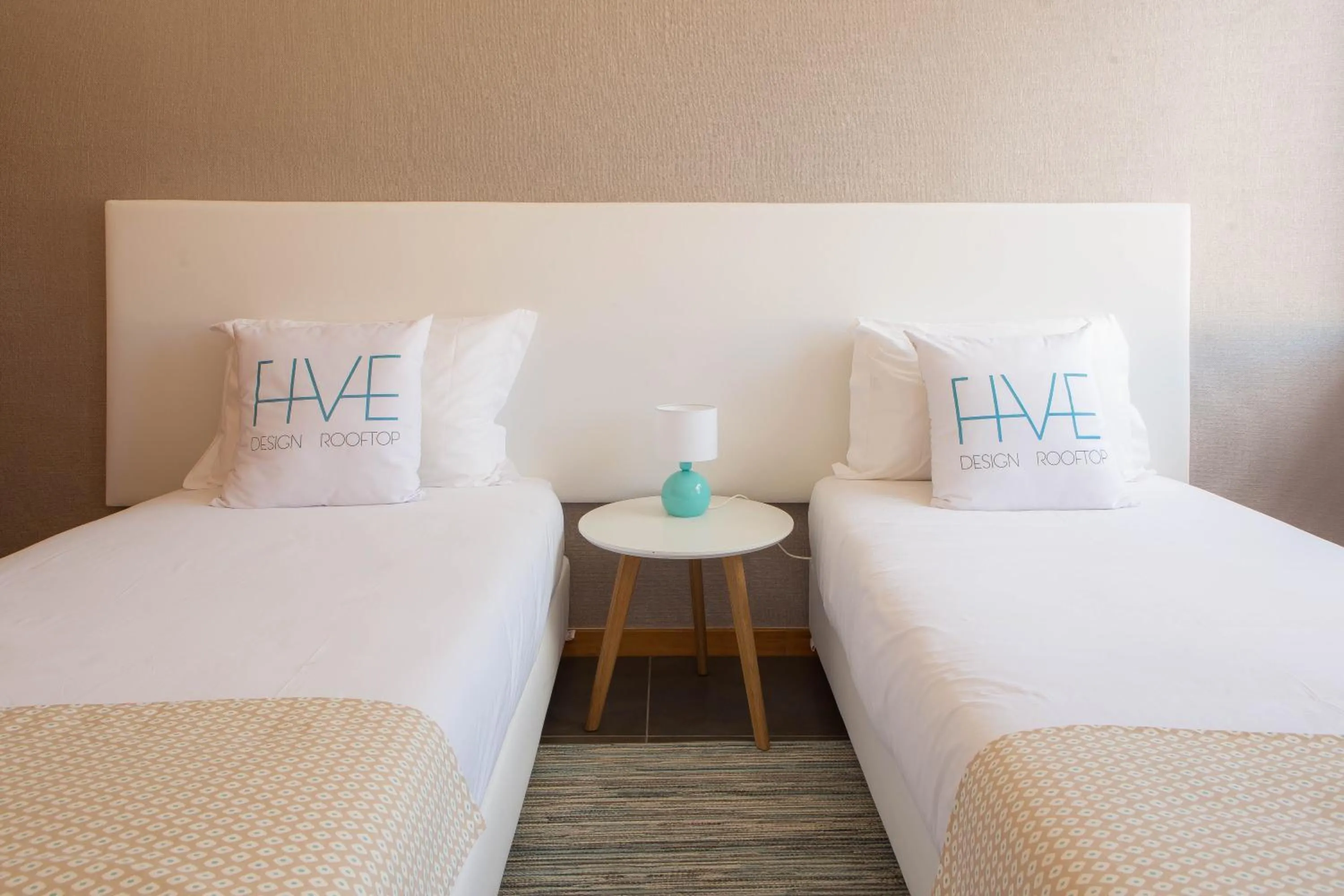 Bedroom, Bed in Five Design Rooftop by Storytellers