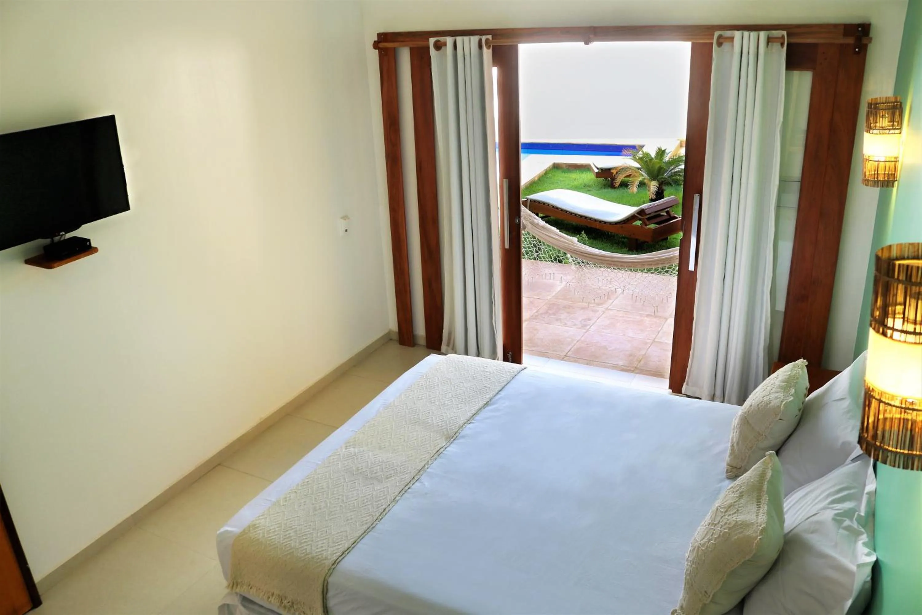 Bedroom, Bed in Pousada Jeri Dunas