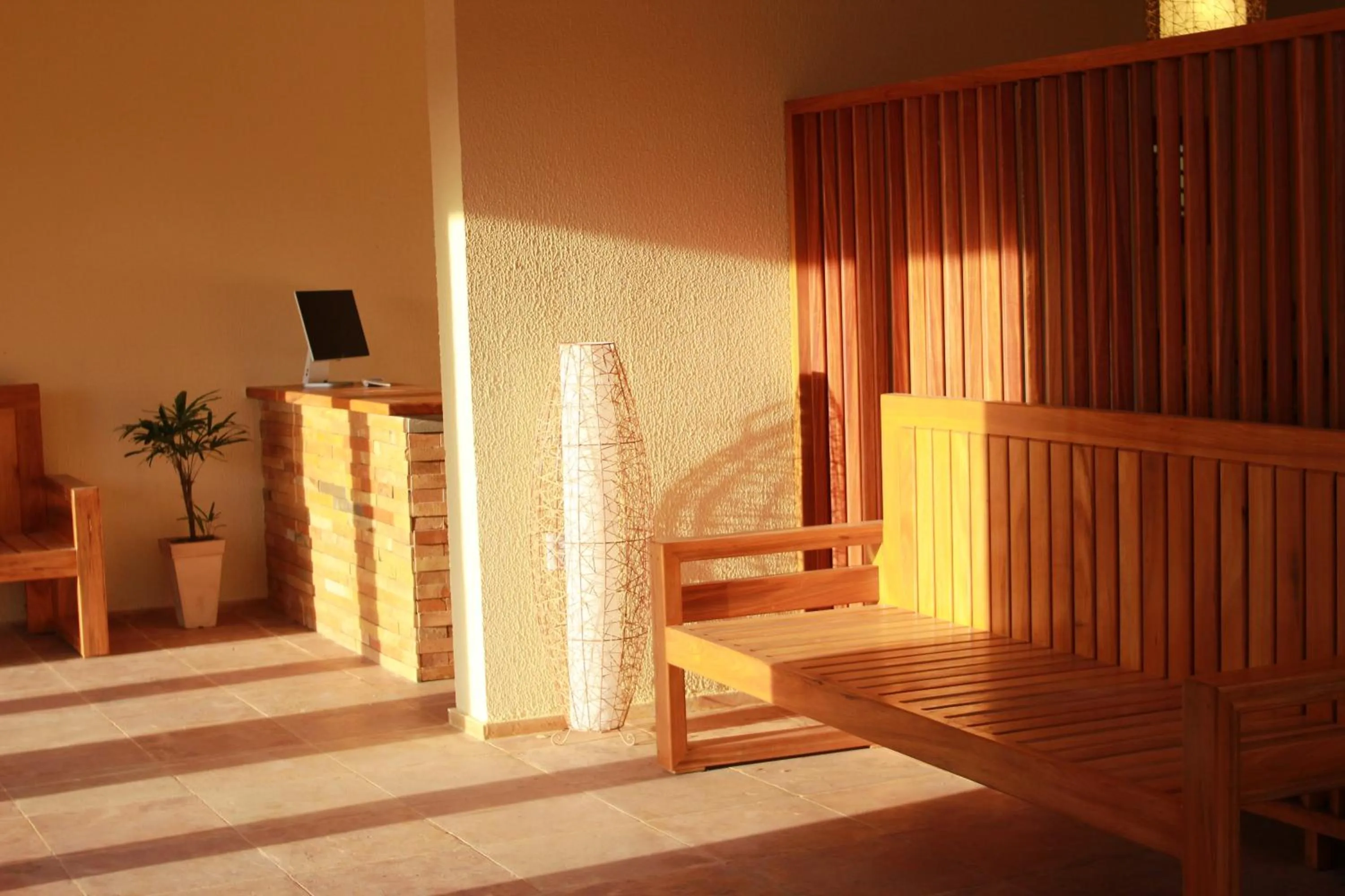 Lobby or reception in Pousada Jeri Dunas