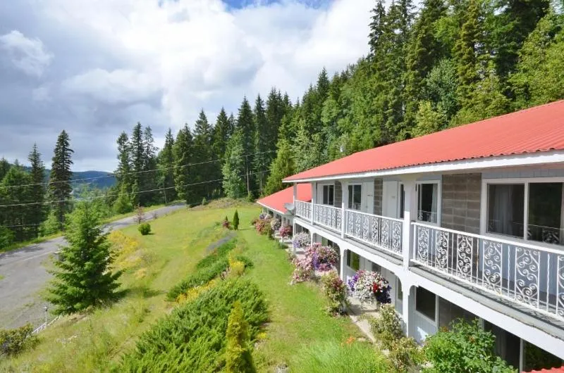 Garden view, Property Building in High Country Inn