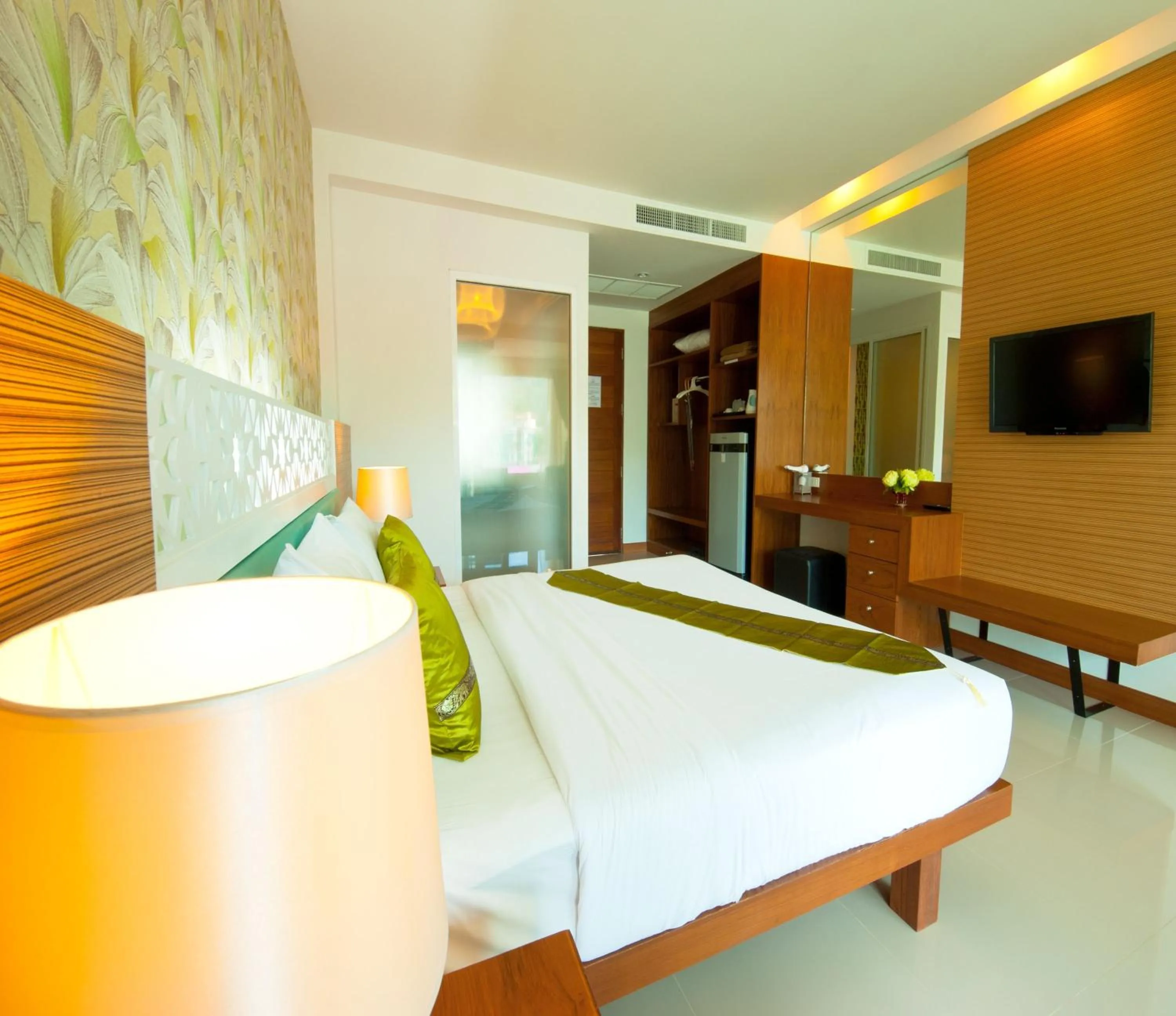 Bed in PS Hill Resort Phuket Patong - SHA Plus