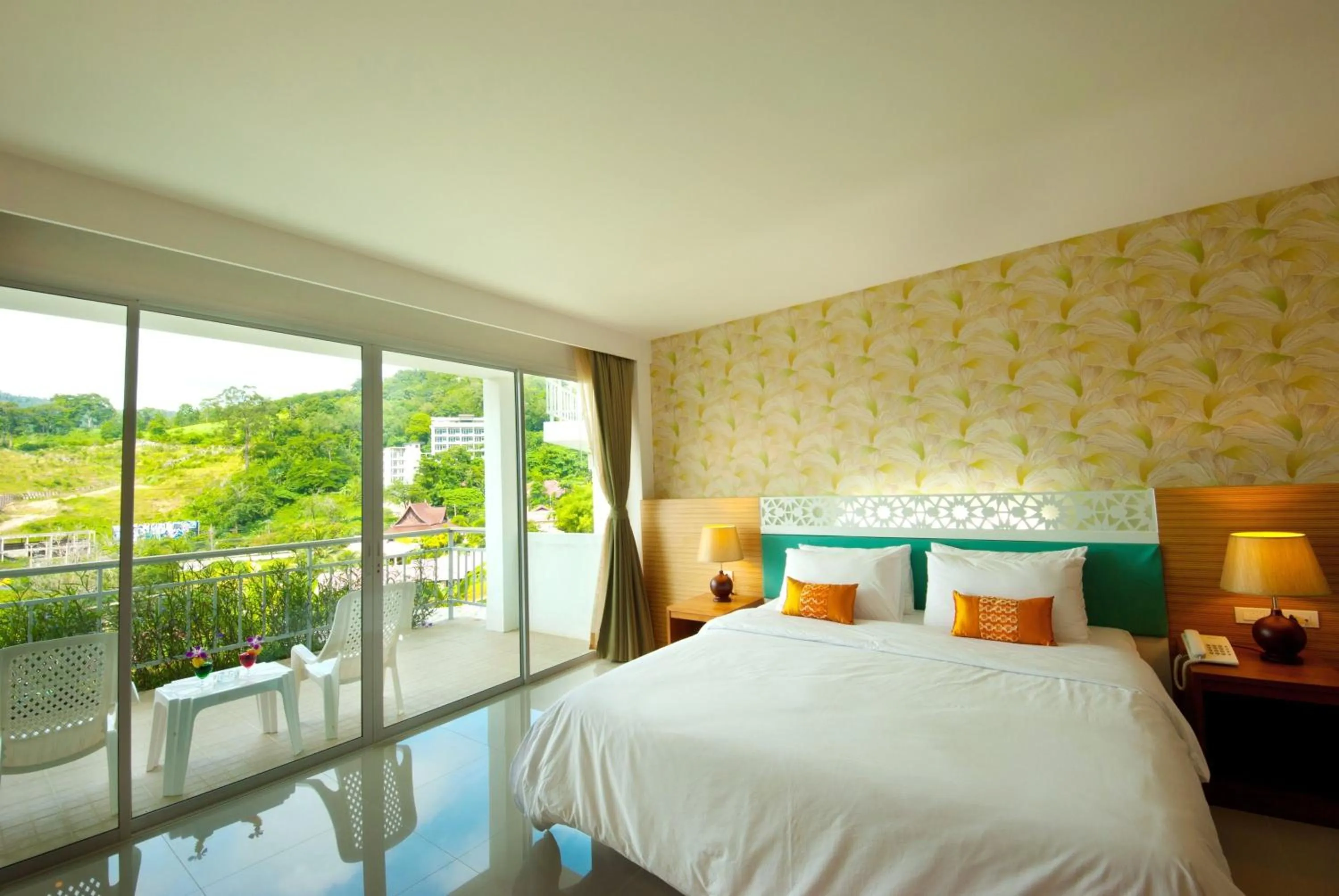 Bed in PS Hill Resort Phuket Patong - SHA Plus