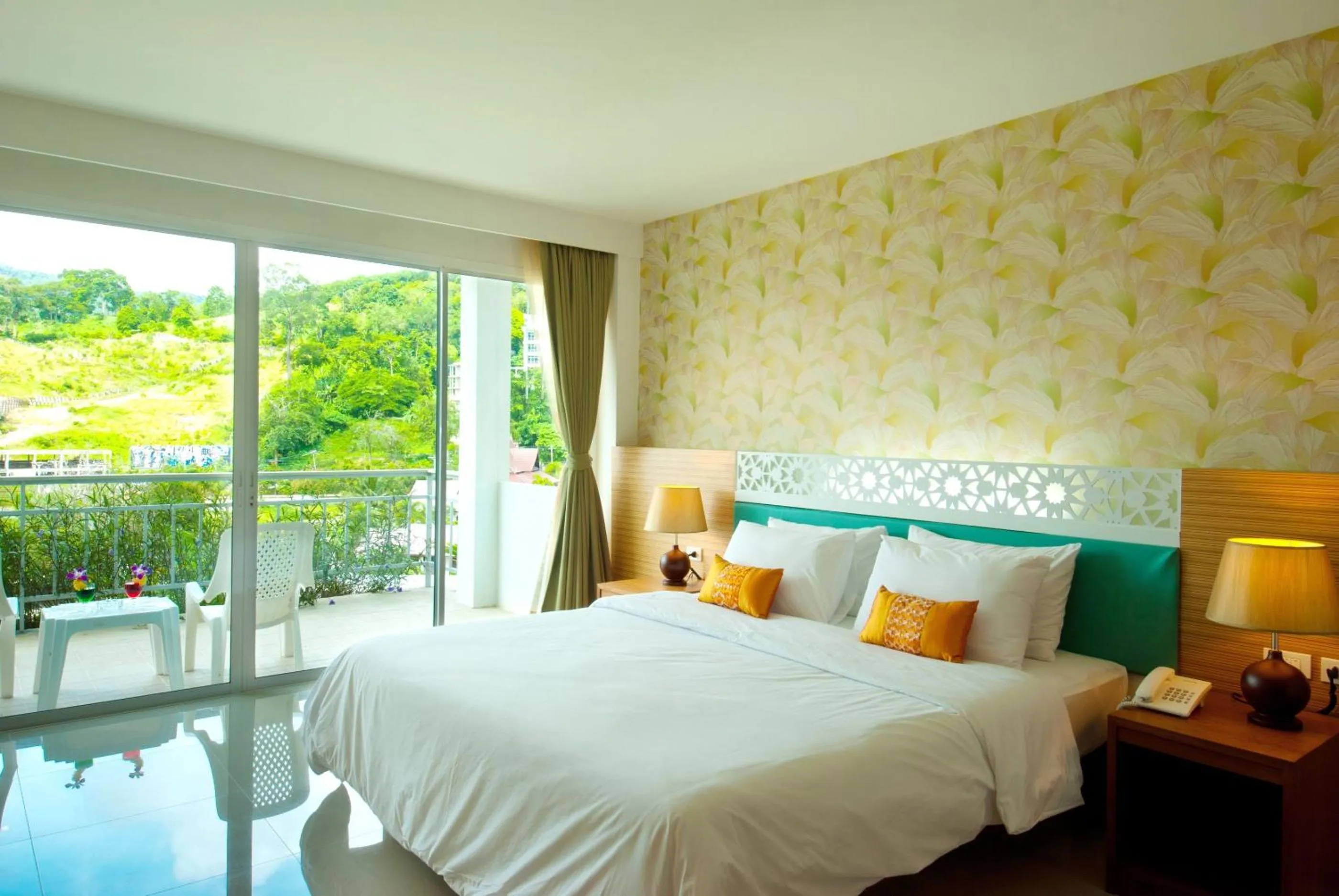 Bed in PS Hill Resort Phuket Patong - SHA Plus