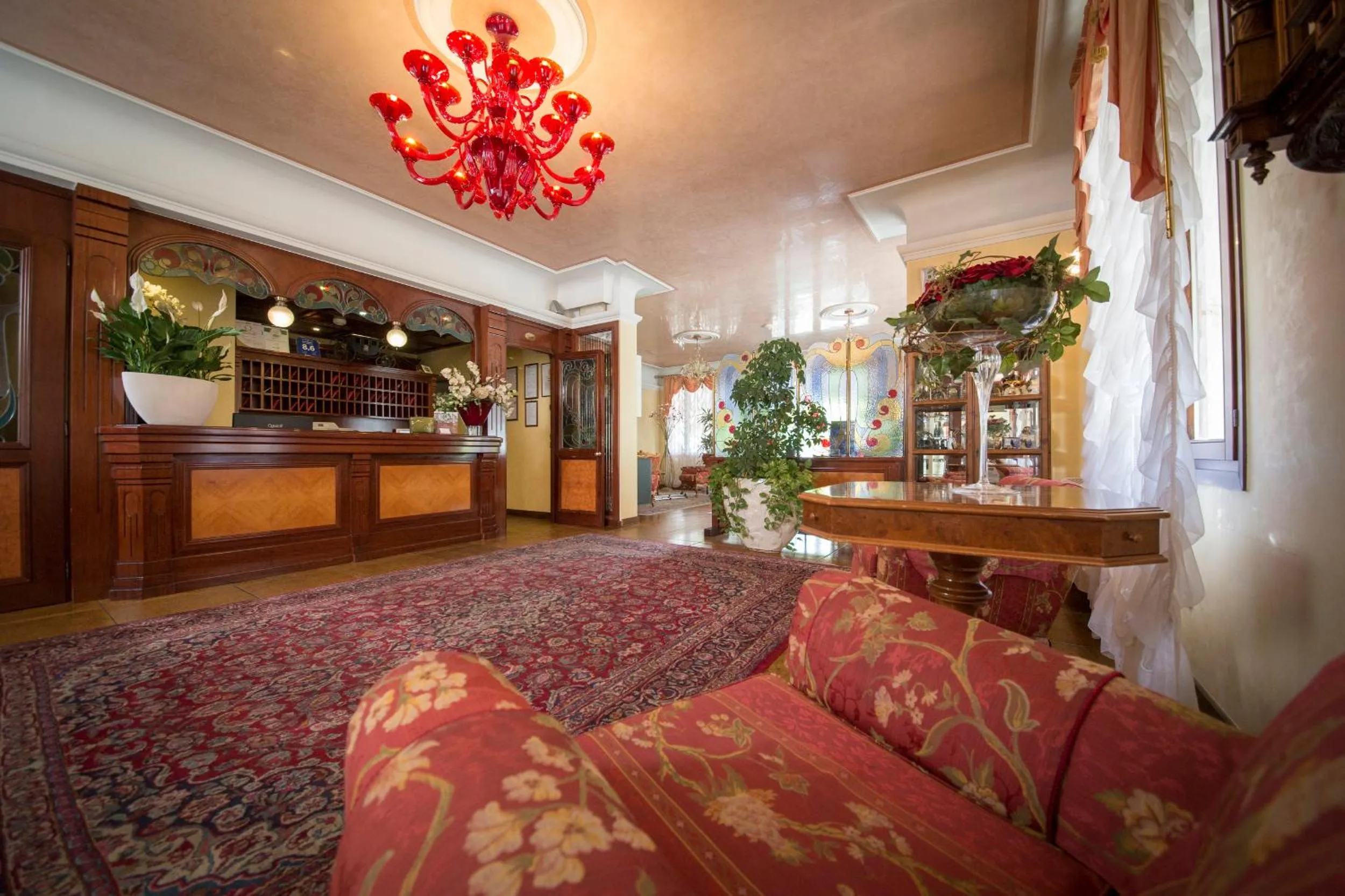 Lobby or reception in Hotel Spessotto