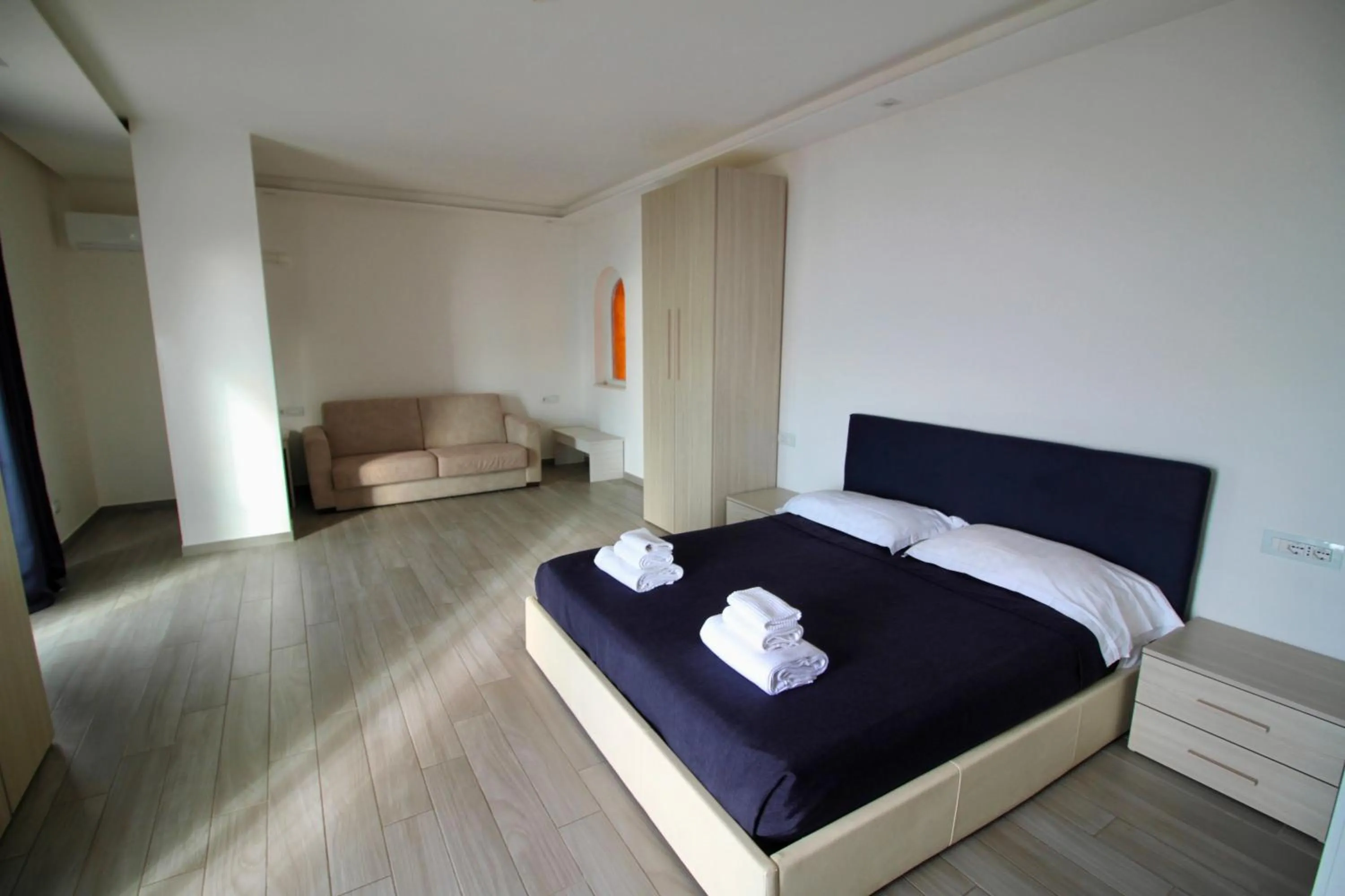 Bed in Klaton Beach Hotel