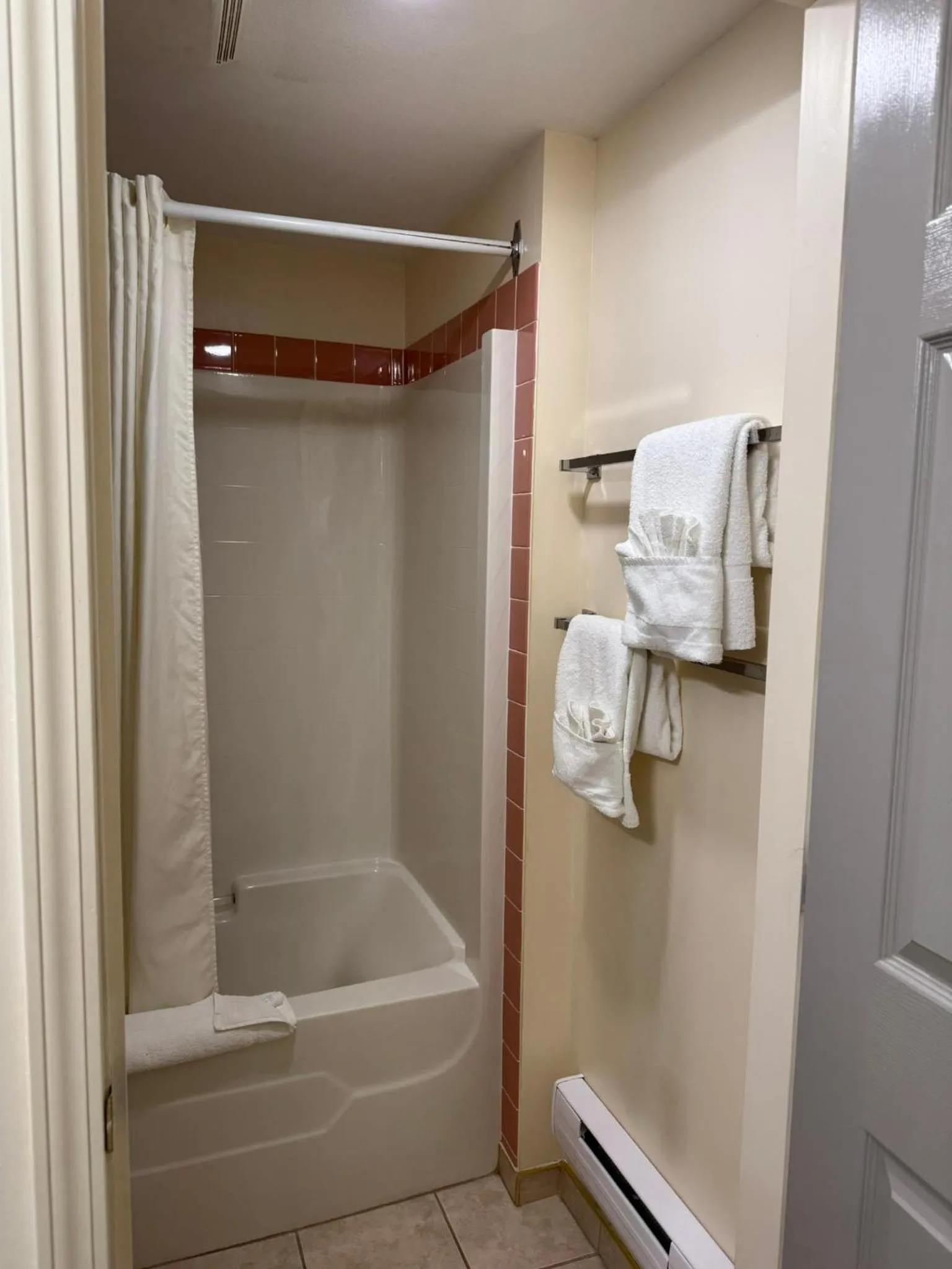 Shower in Western Budget Motel #1 & 2 Whitecourt
