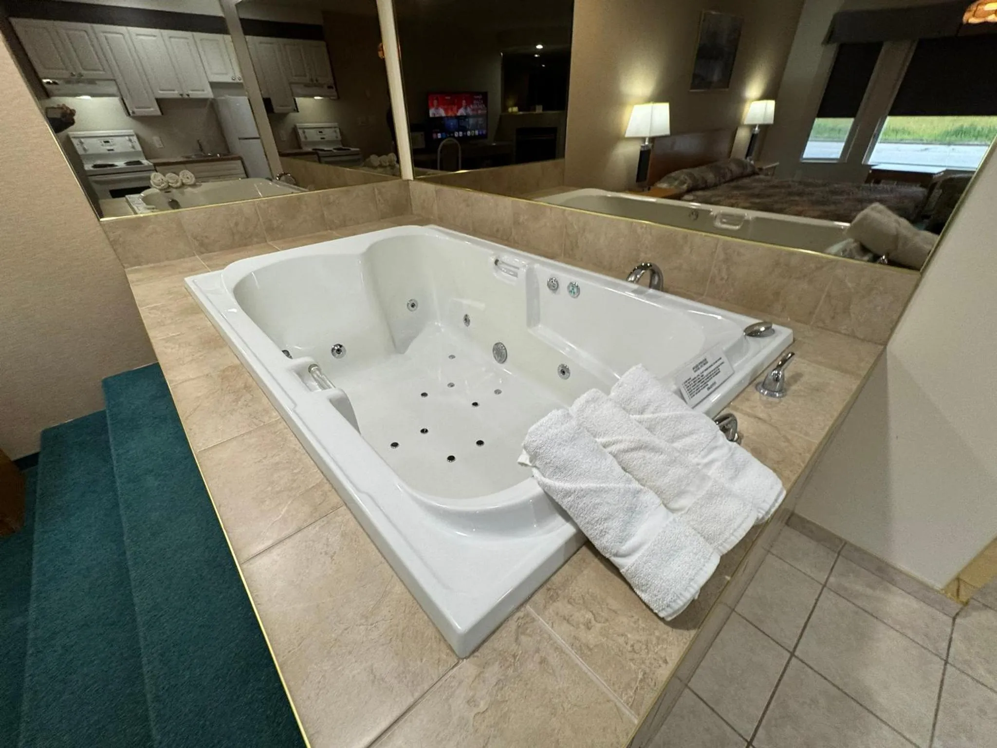 Hot Tub in Western Budget Motel #1 & 2 Whitecourt