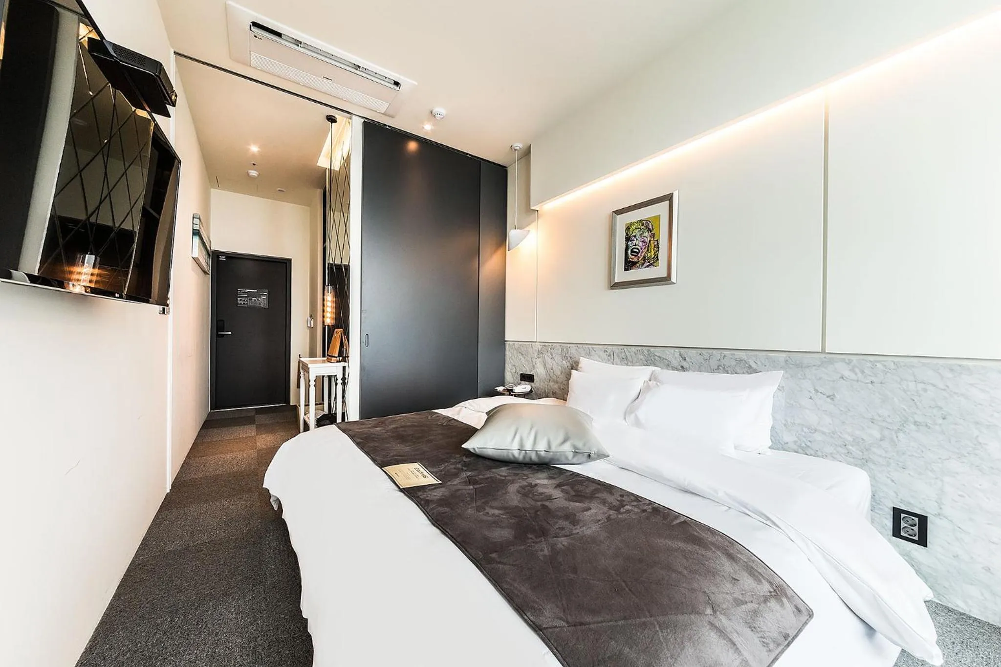 Bed in H Avenue Hotel Gwangalli branch