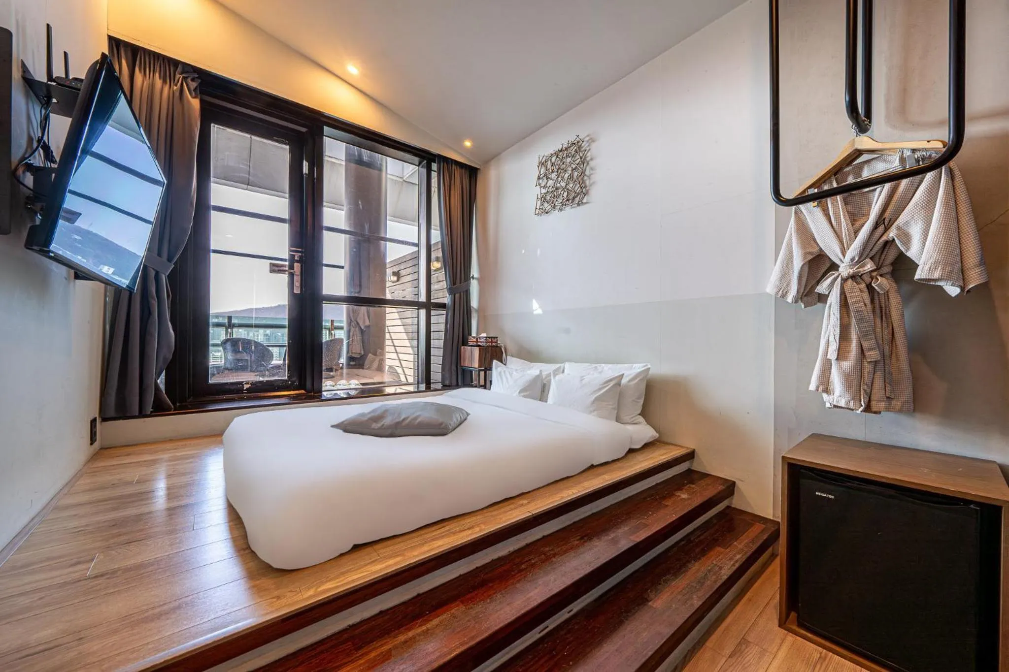 Bed in H Avenue Hotel Gwangalli branch