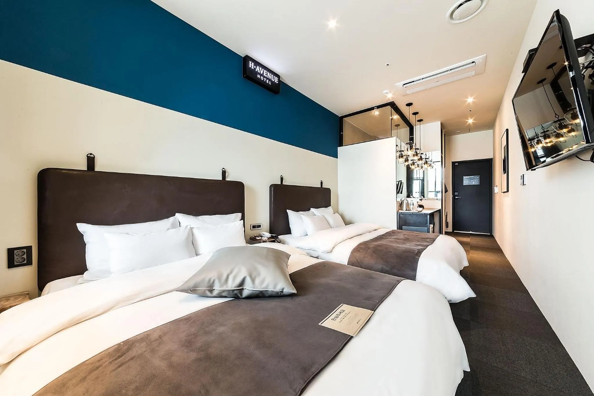 Bed in H Avenue Hotel Gwangalli branch