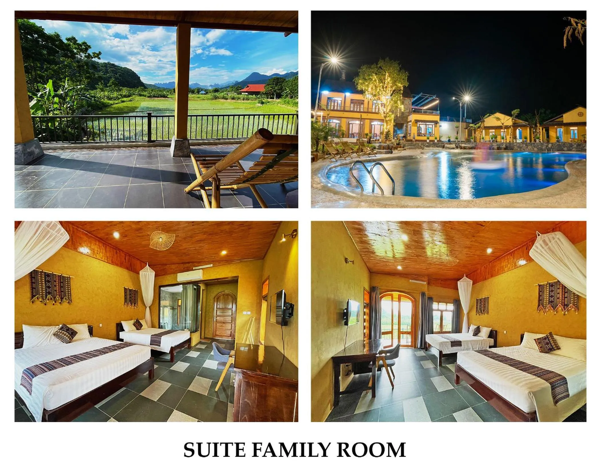 Natural landscape in Wings Ha Giang Loop Bungalow