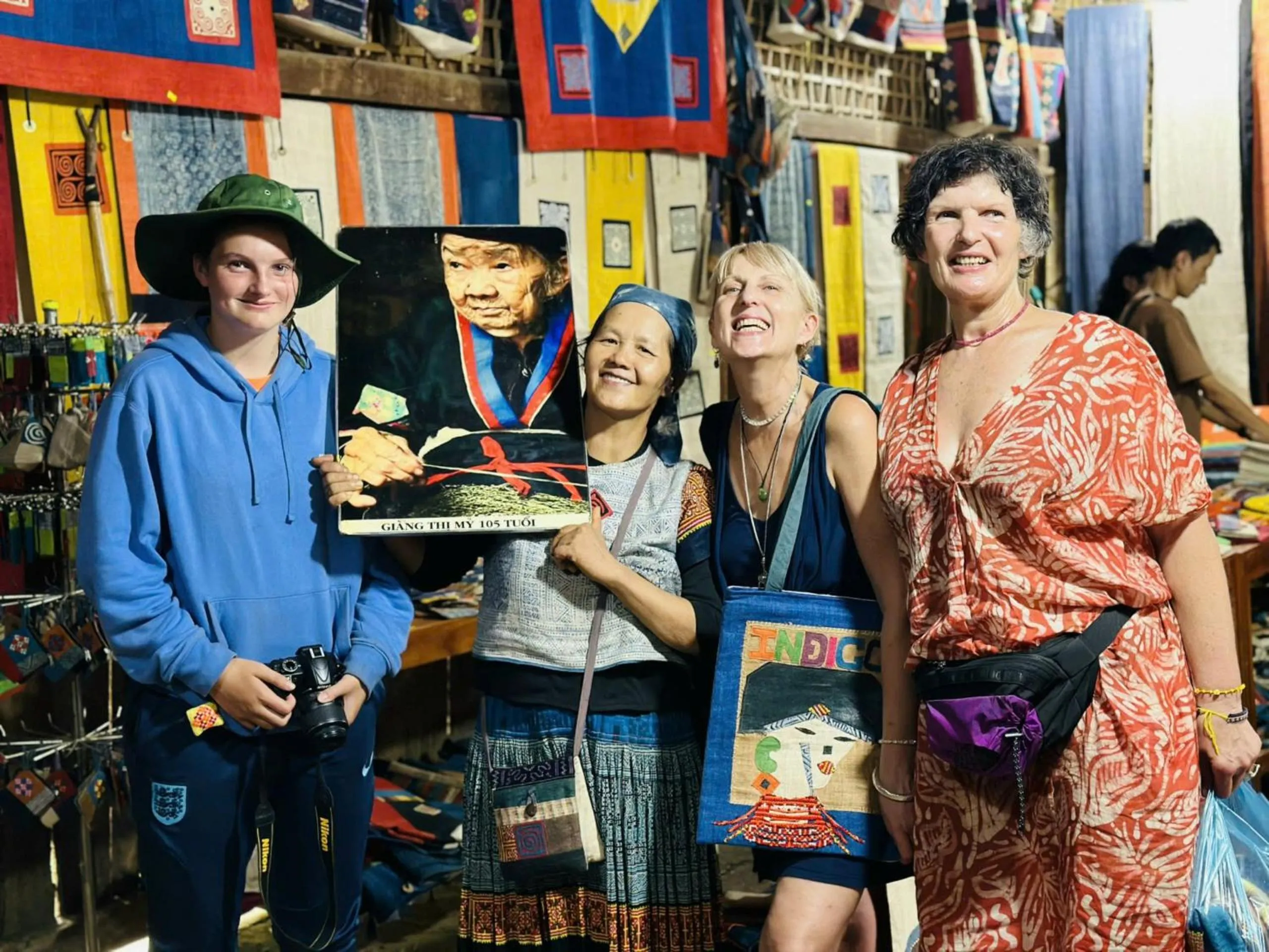 group of guests in Wings Ha Giang Loop Bungalow