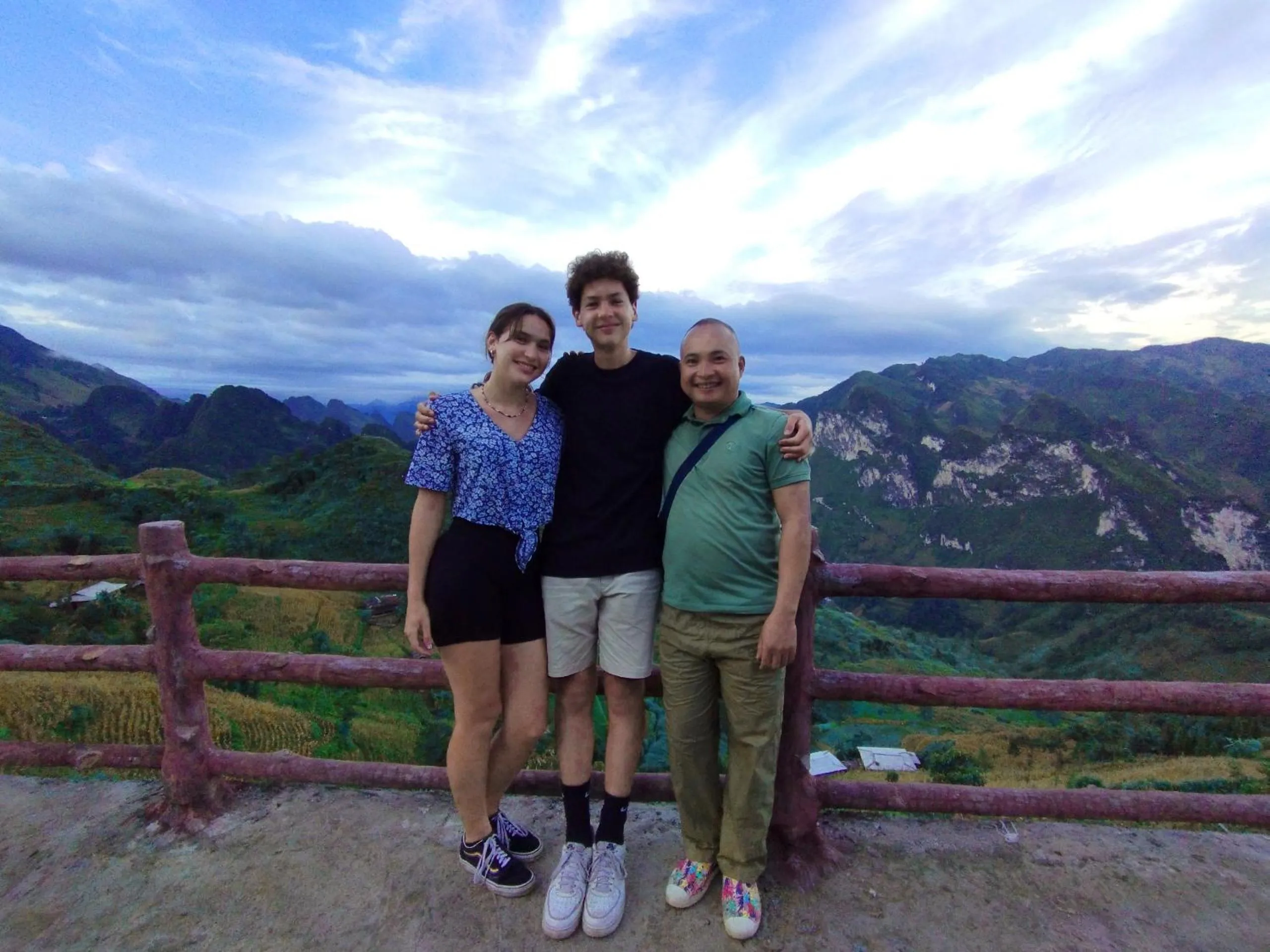 Mountain view in Wings Ha Giang Loop Bungalow