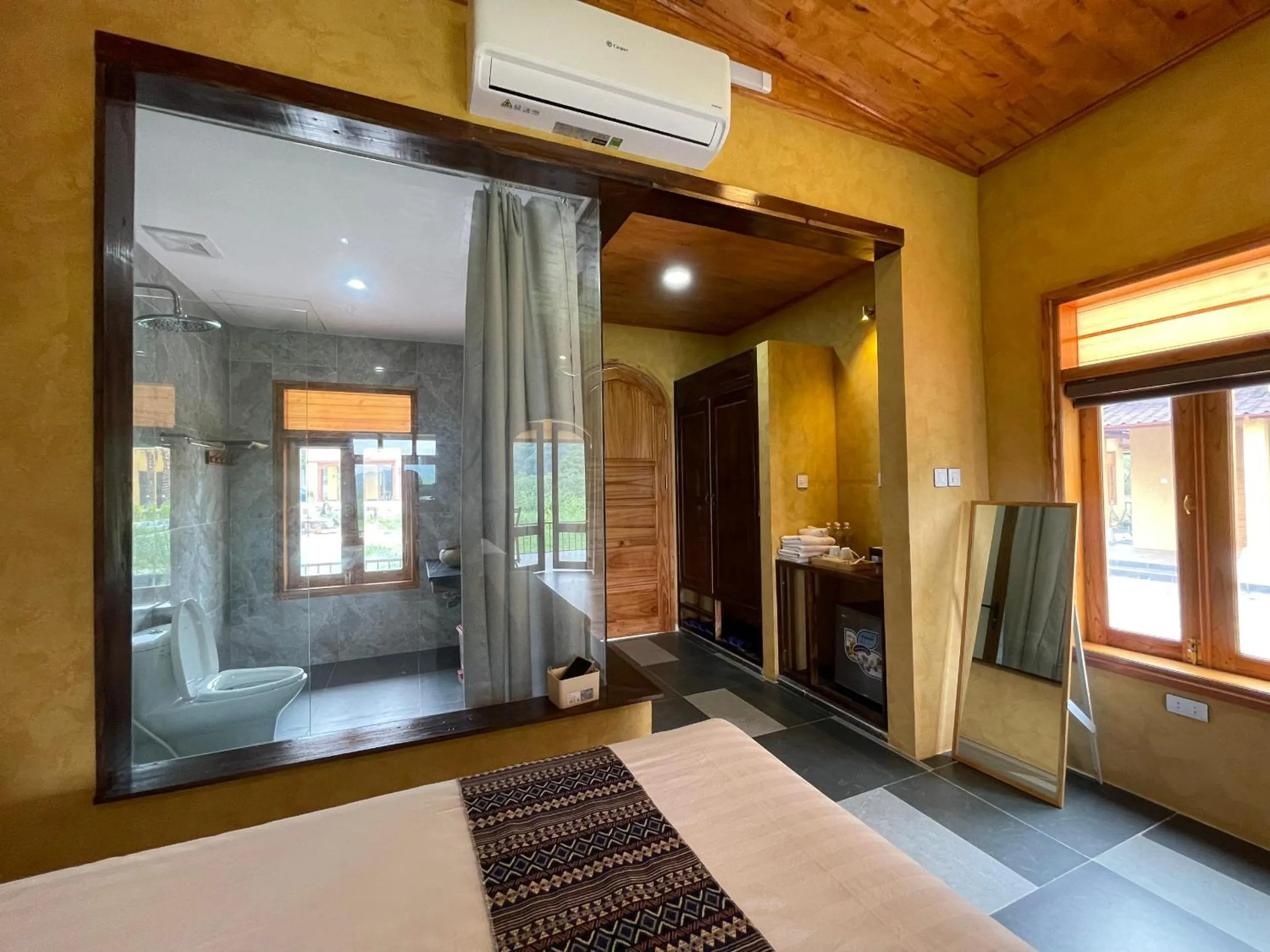 Bed in Wings Ha Giang Loop Bungalow