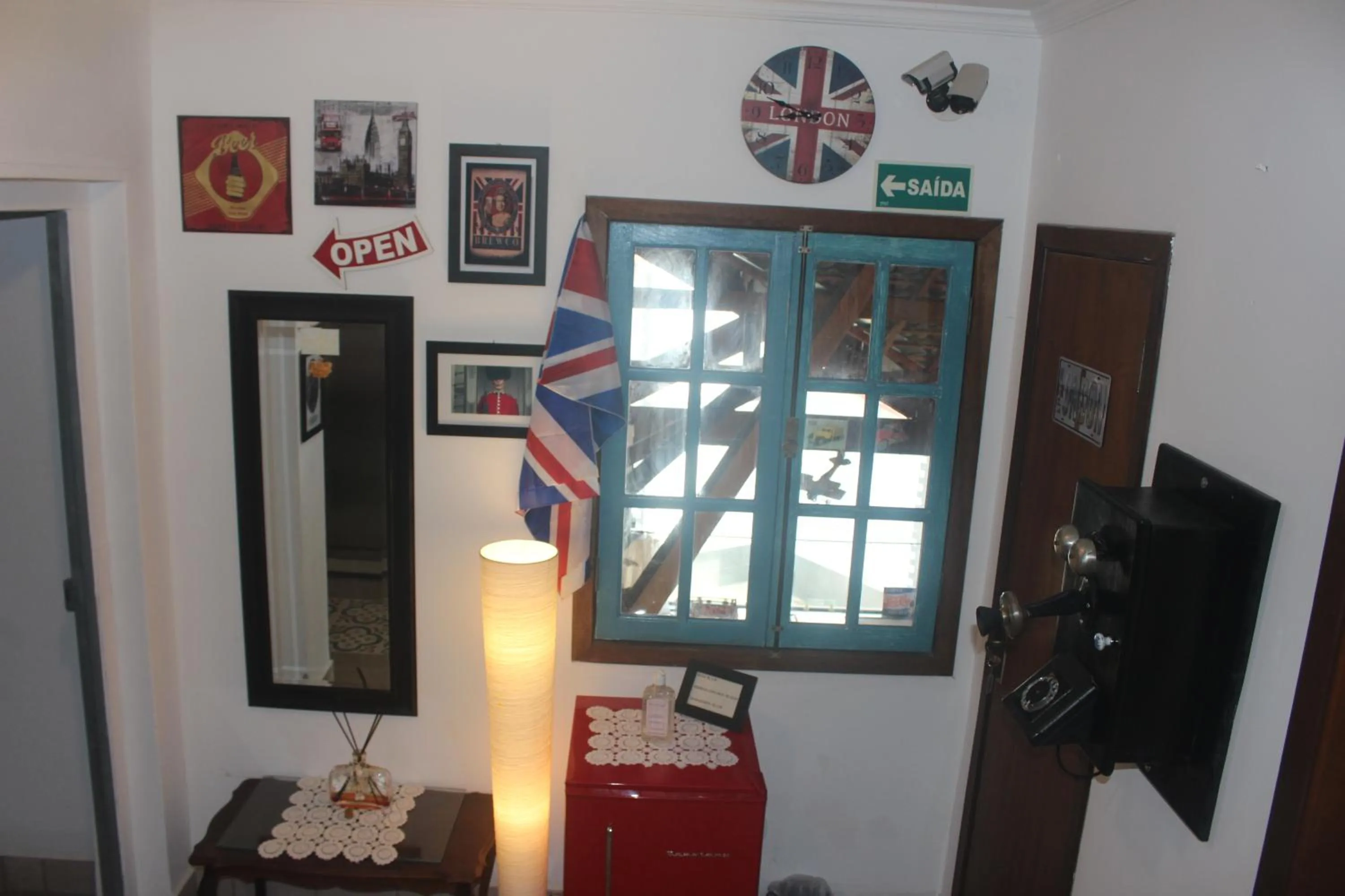 Decorative detail in Casarão da Ducha hotel concept