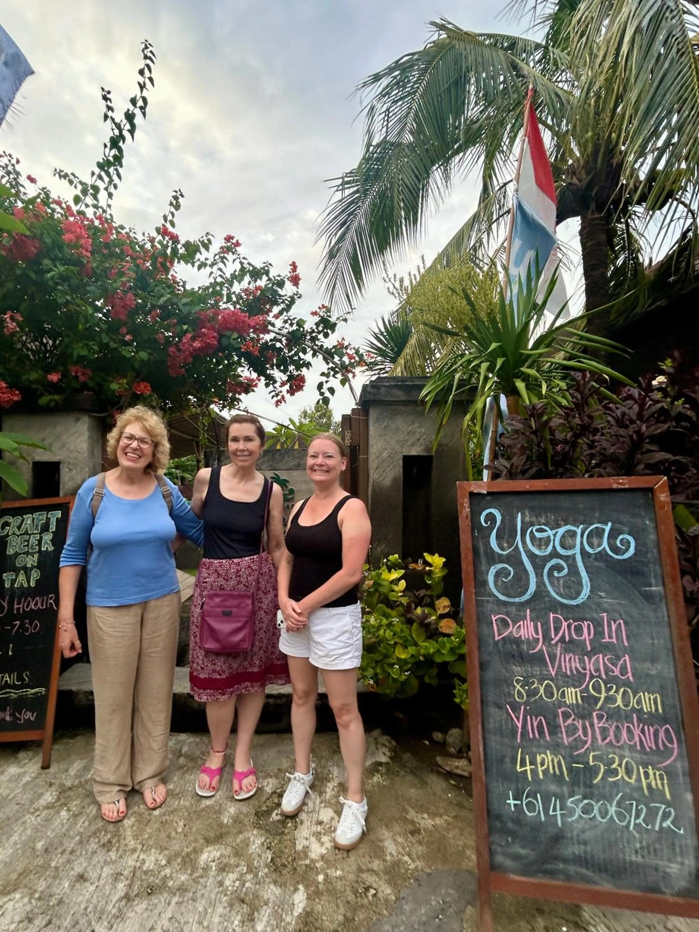 group of guests in Island Garden Huts Lembongan